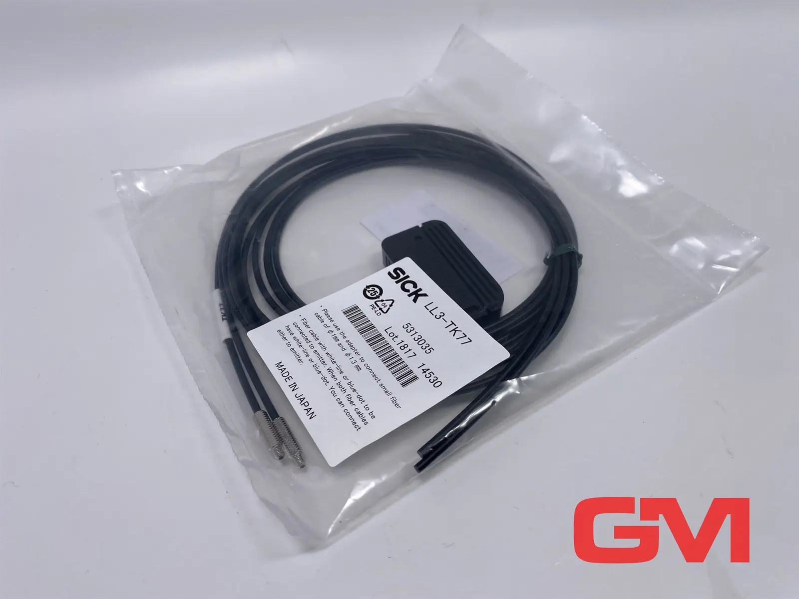 Produktfoto 1 von Sick Lichtleiter 5313035 fibre optic cable LL3-TK77 Lichtleiterlänge 2000mm M4