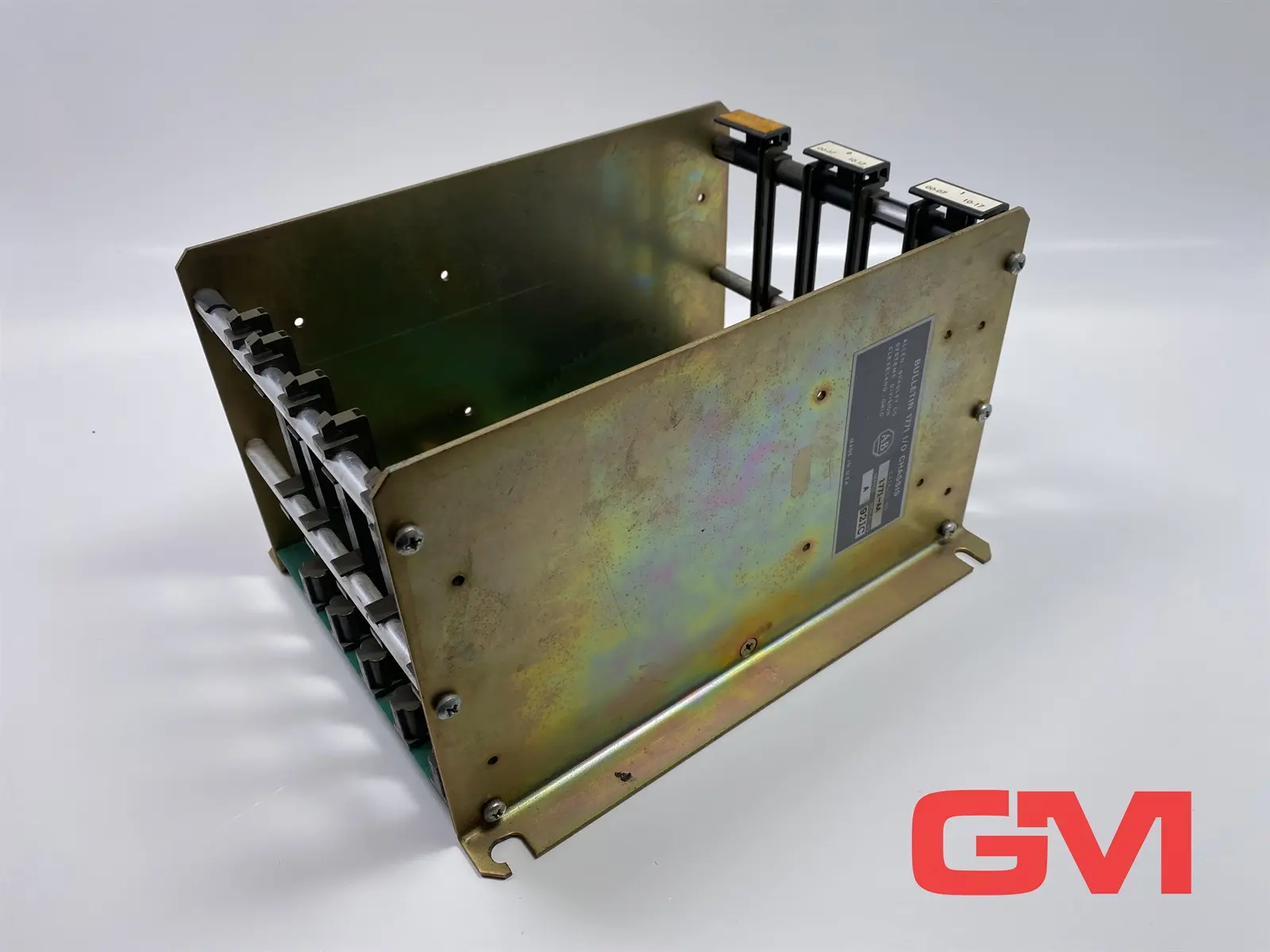 Produktfoto 1 von Allen-Bradley Gehäuse 1771-AA 1771 I/O chassis Serie A Rev. C Rückwand 636010