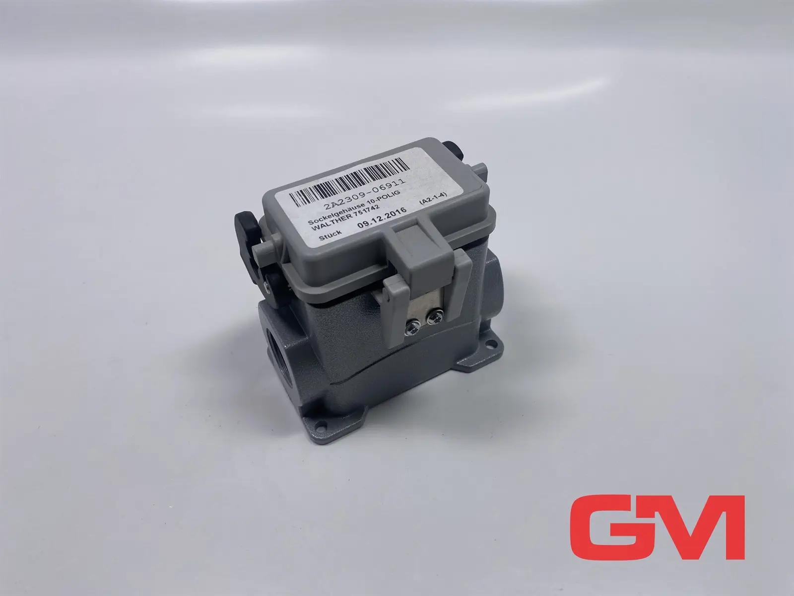 Produktfoto 1 von Walther Procon Sockelgehäuse P751742MS socket housing grau Aluminium P751742MS