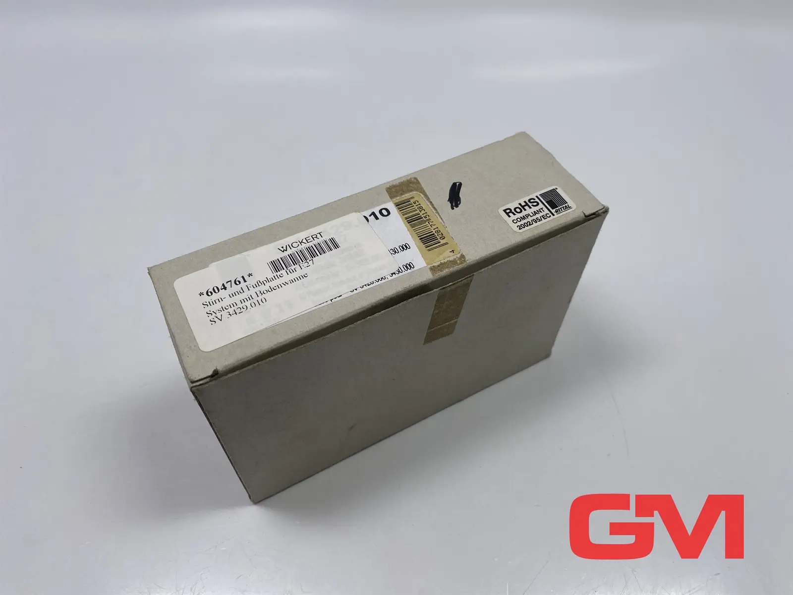 Produktfoto 1 von VE 4x Rittal Stirn- und Fussplatte SV 3429.010 endcaps für System mit Bodenwanne