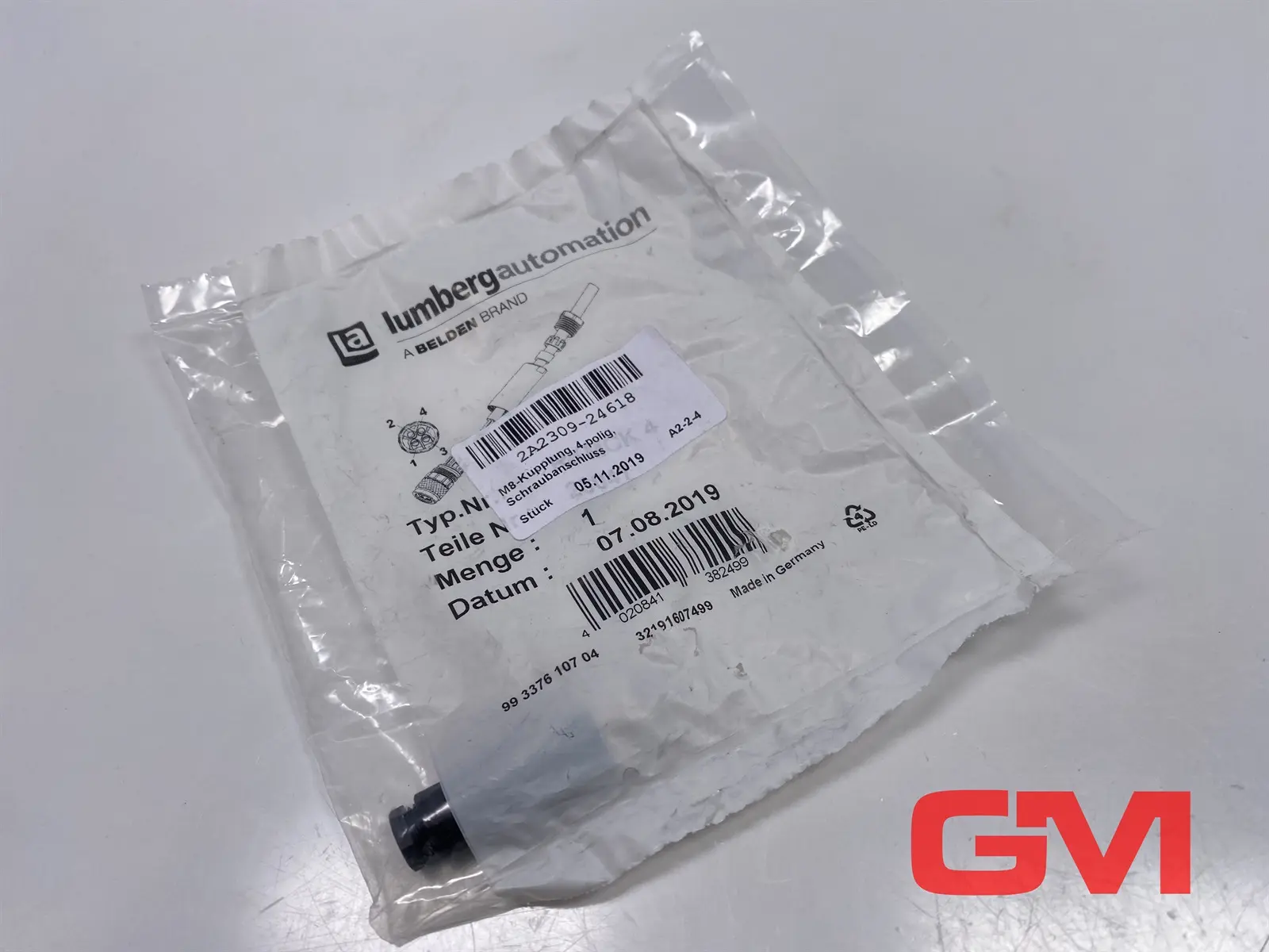 Produktfoto 1 von Lumberg Rundsteckverbinder 28047 circulator connector RKMCK4 Buchse 4-polig  4 A