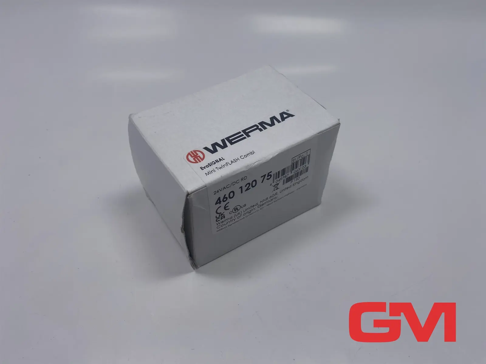 Produktfoto 1 von Werma Signaltechnik Signalleuchte 46012075 mini-twin flash combi 24 V AC/DC