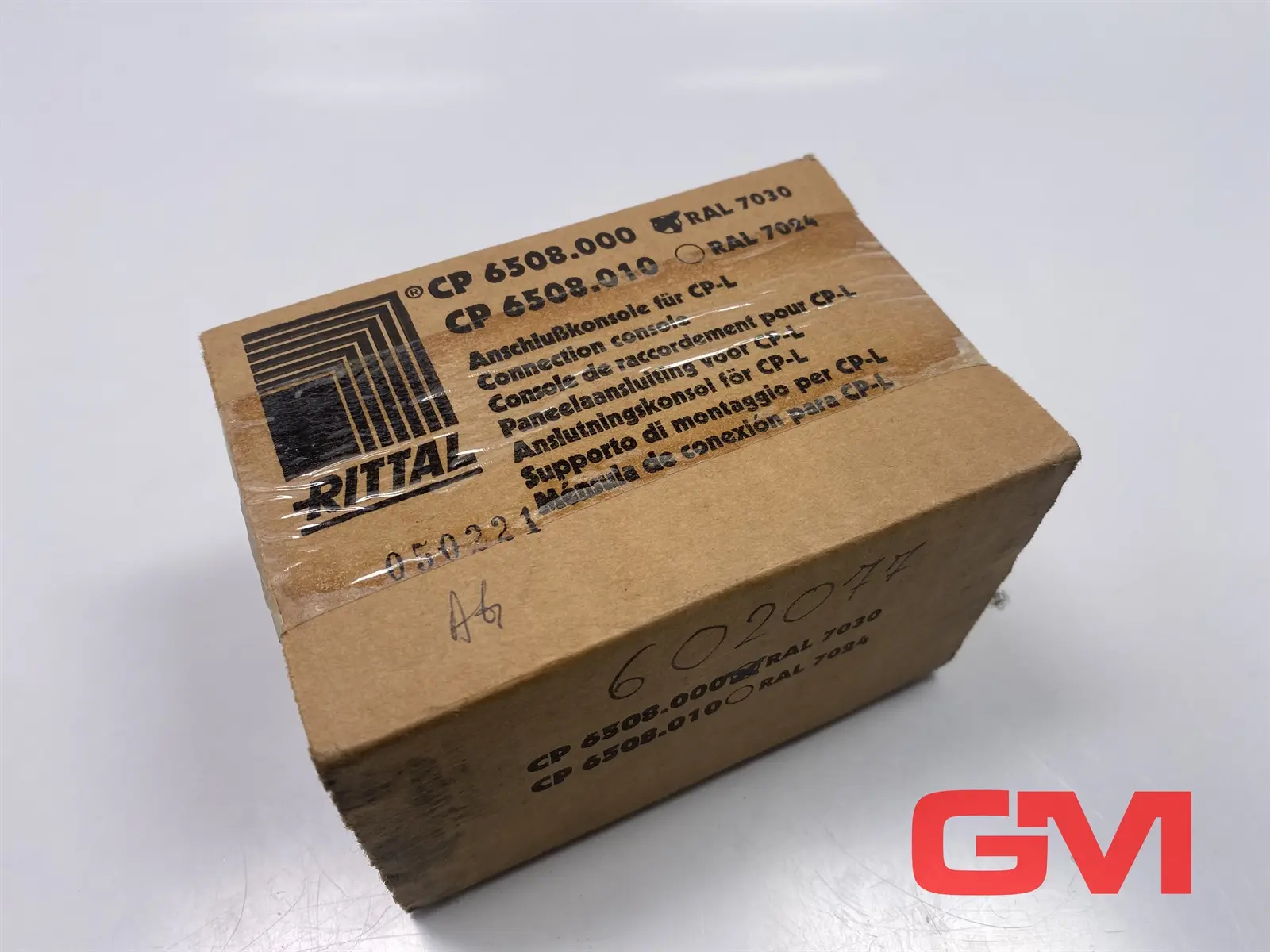 Produktfoto 1 von Rittal Anschlusskonsole CP6508.000 connection console für CP-L RAL 7030 grau