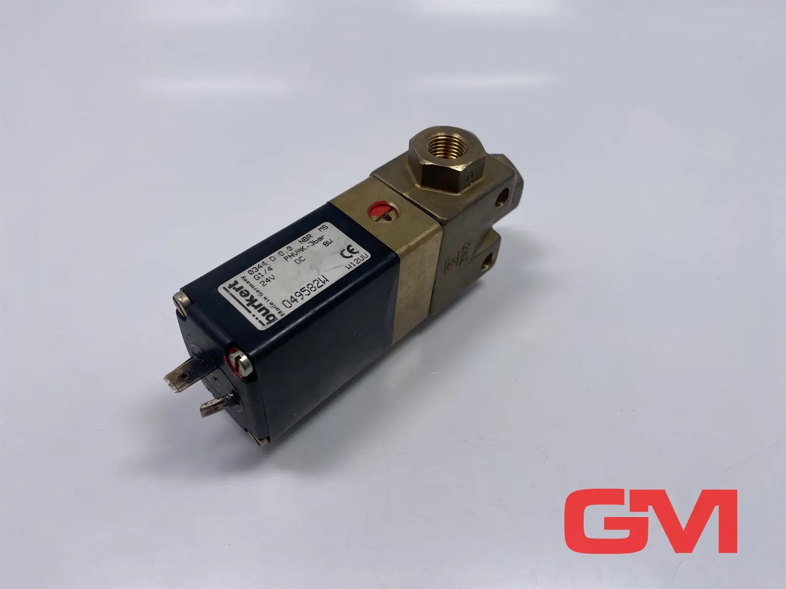 Produktfoto 1 von Bürkert Magnetventil 049582W solenoid valve G1/4 PNVAK-3 bar 24V DC 8W W12UU