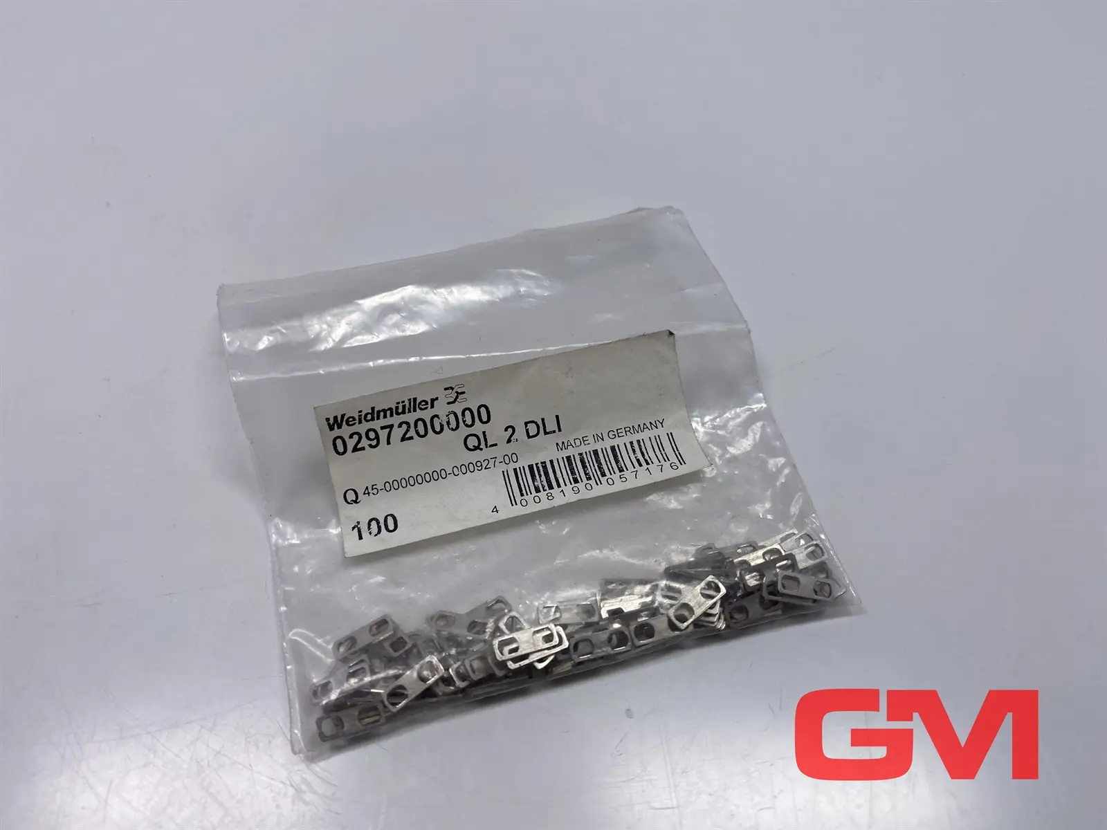 Produktfoto 1 von VPE 100x Weidmüller Querverbinder 0297200000 cross connector QL 2 DLI SAK-Reihe