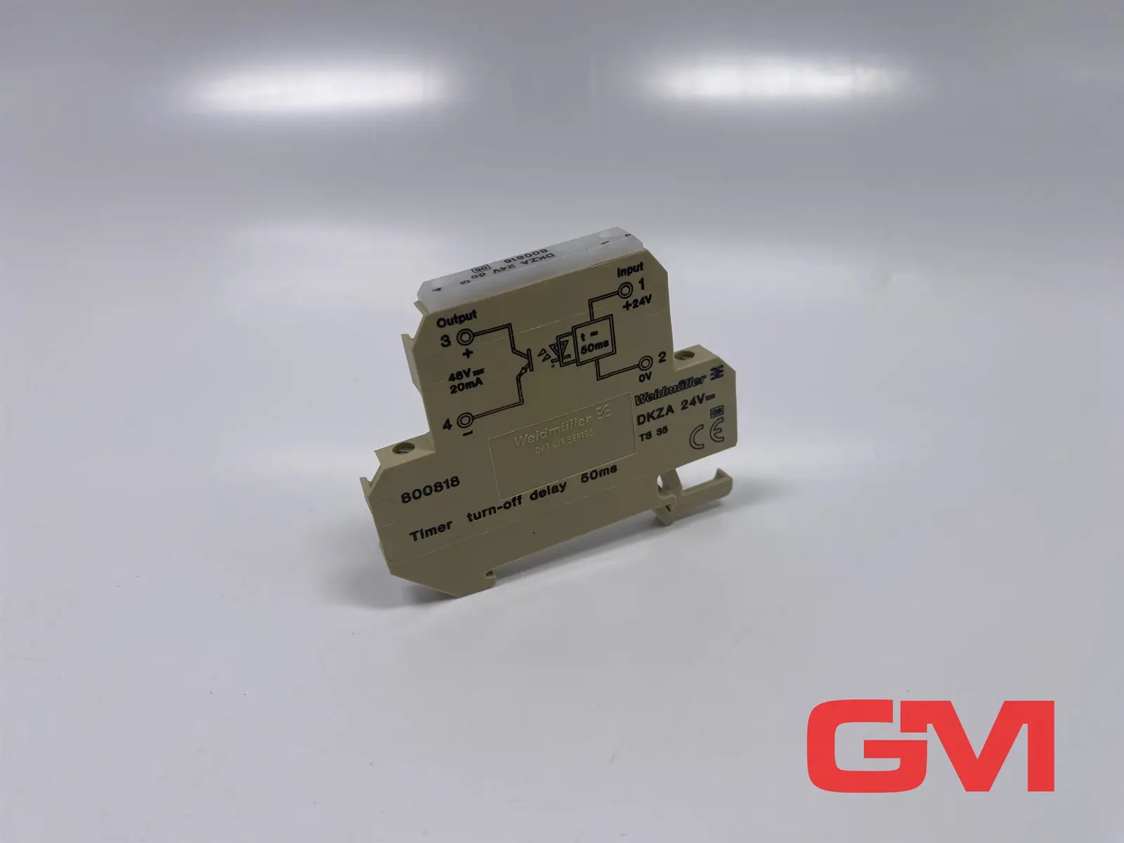Produktfoto 1 von Weidmüller Impulsverlängerer 800818 pulse stretcher DKZA 35 24 V DC 50MS TS35