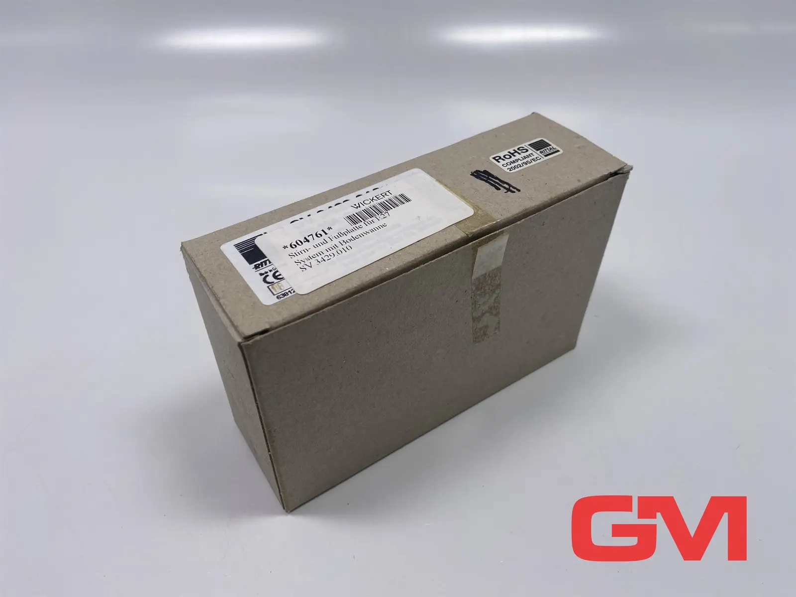 Produktfoto 1 von VE 3x Rittal Stirn-/Fussplatte SV 3429.010 endcaps Set für System mit Bodenwanne