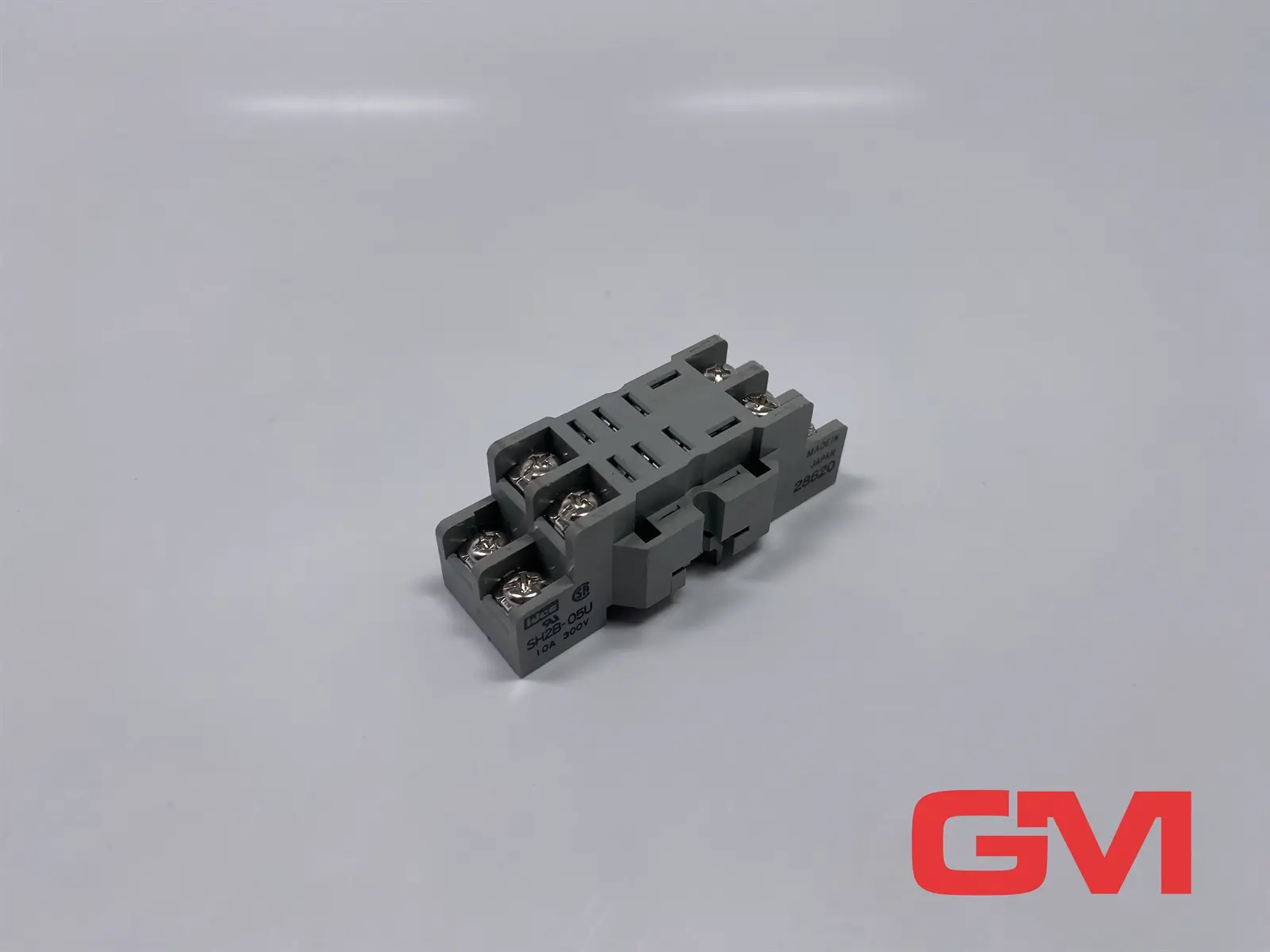 Produktfoto 1 von idec Relaissockel 28620 relay socket base SH2B-05U 10 A 300 V grau Relaisbuchse