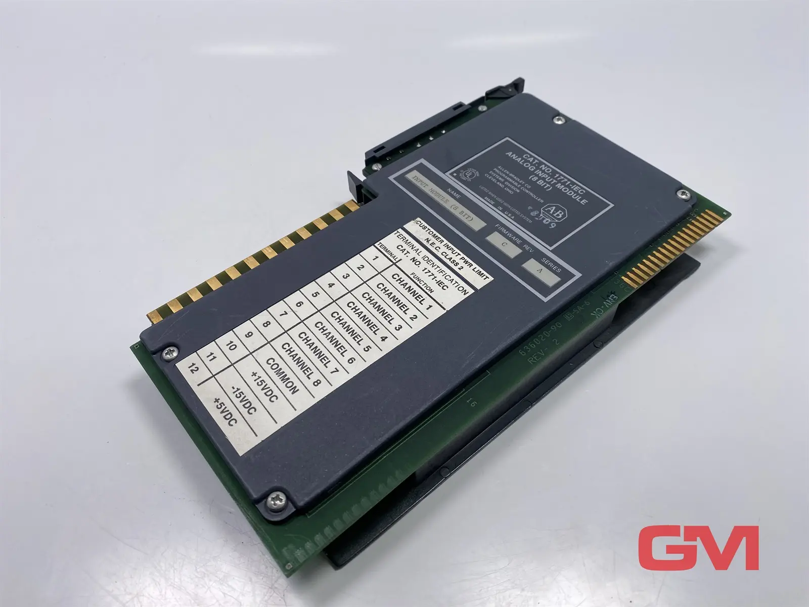 Produktfoto 1 von Allen-Bradley Eingangsmodul 1771-IEC analog input module 8 BIT Serie A FW Rev. C