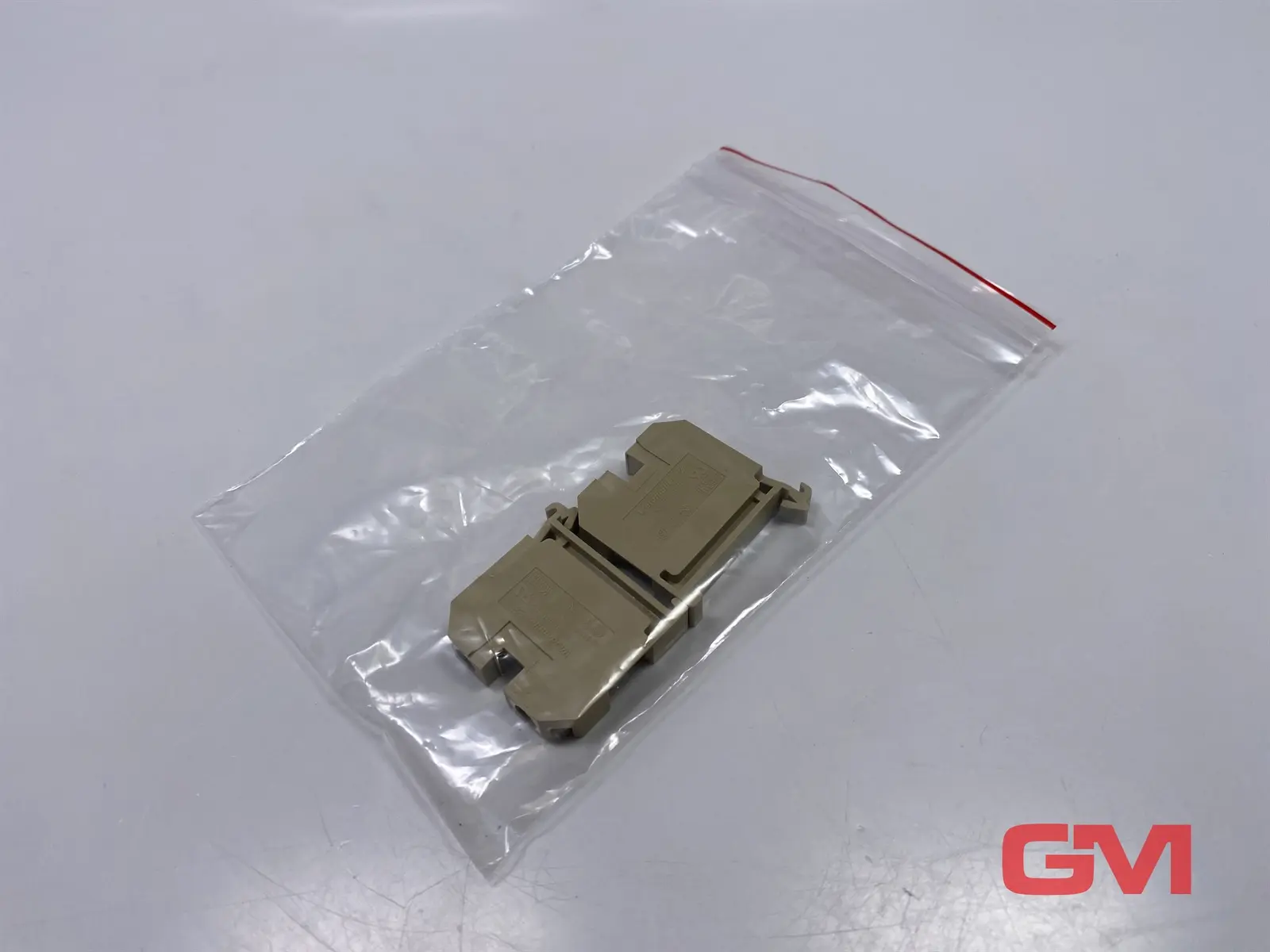 Produktfoto 1 von VE 2x Weidmüller Durchgangs-Reihenklemme 044376 terminal block  beige SAK10/35