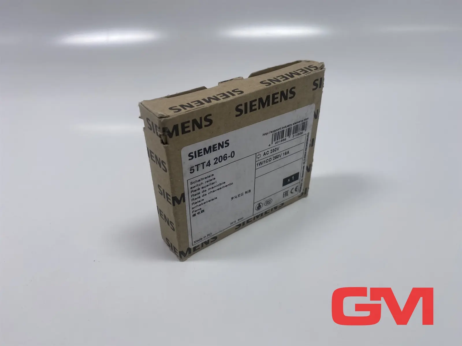 Produktfoto 1 von Siemens Schaltrelais 5TT4206-0 switch relais AC 230V 16A  Ansteuerung AC 230V 1W