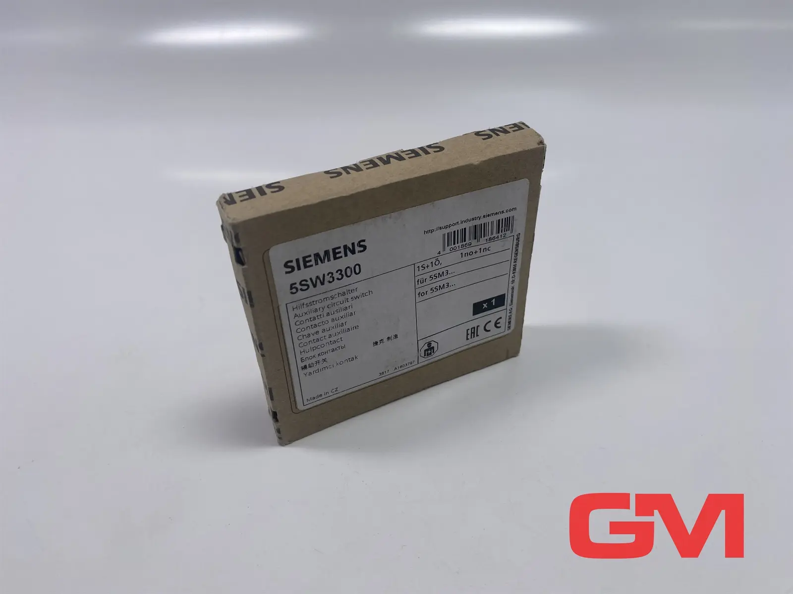 Produktfoto 1 von Siemens Hilfsstromschalter 5SW3300 auxiliary circuit switch 1NO+1NC für 5SM3