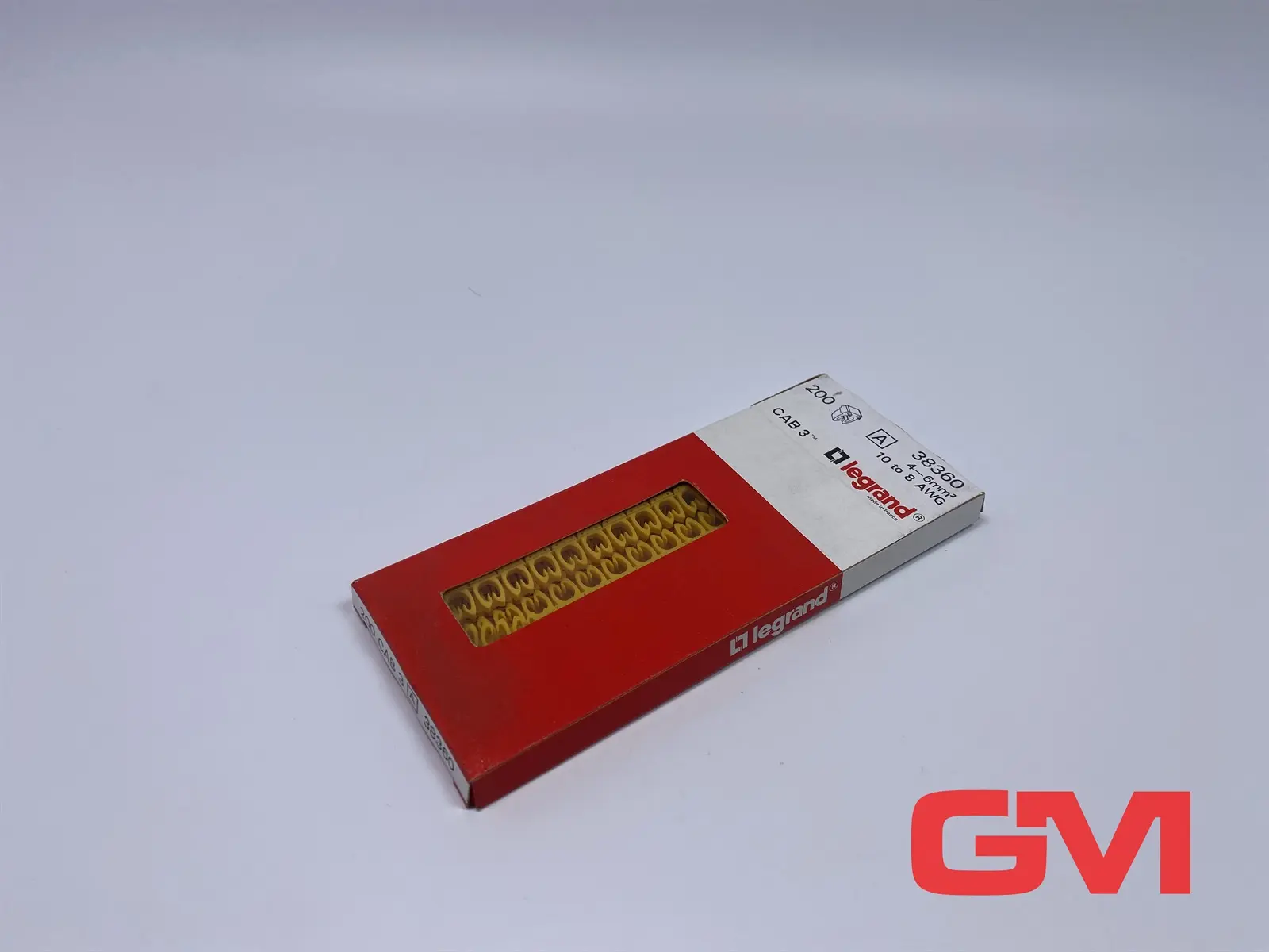 Produktfoto 1 von VE 160x Legrand Kabelkennzeichnung 38360 cable marker 4-6qmm CAB 3  Buchstabe A