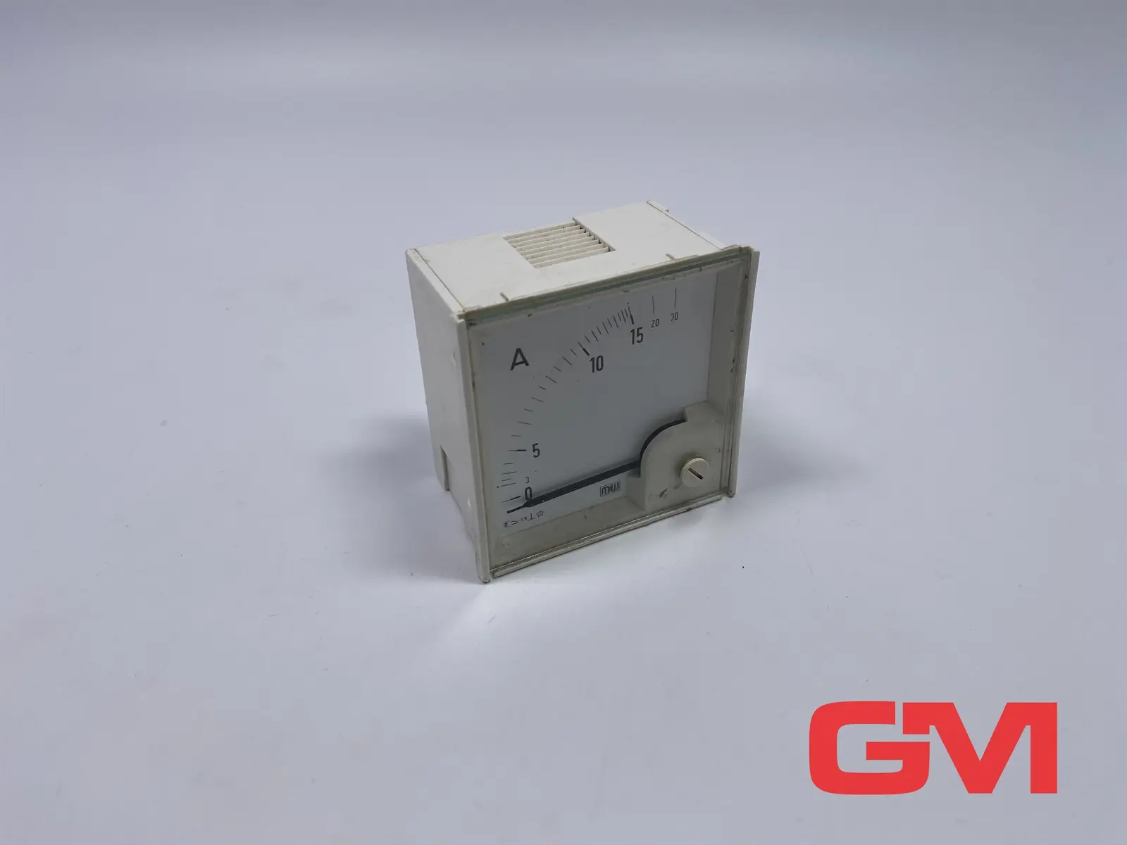 M&W Amperemeter 12g2 0-30A ammeter Müller Weigelt Messgerät Messanzeige