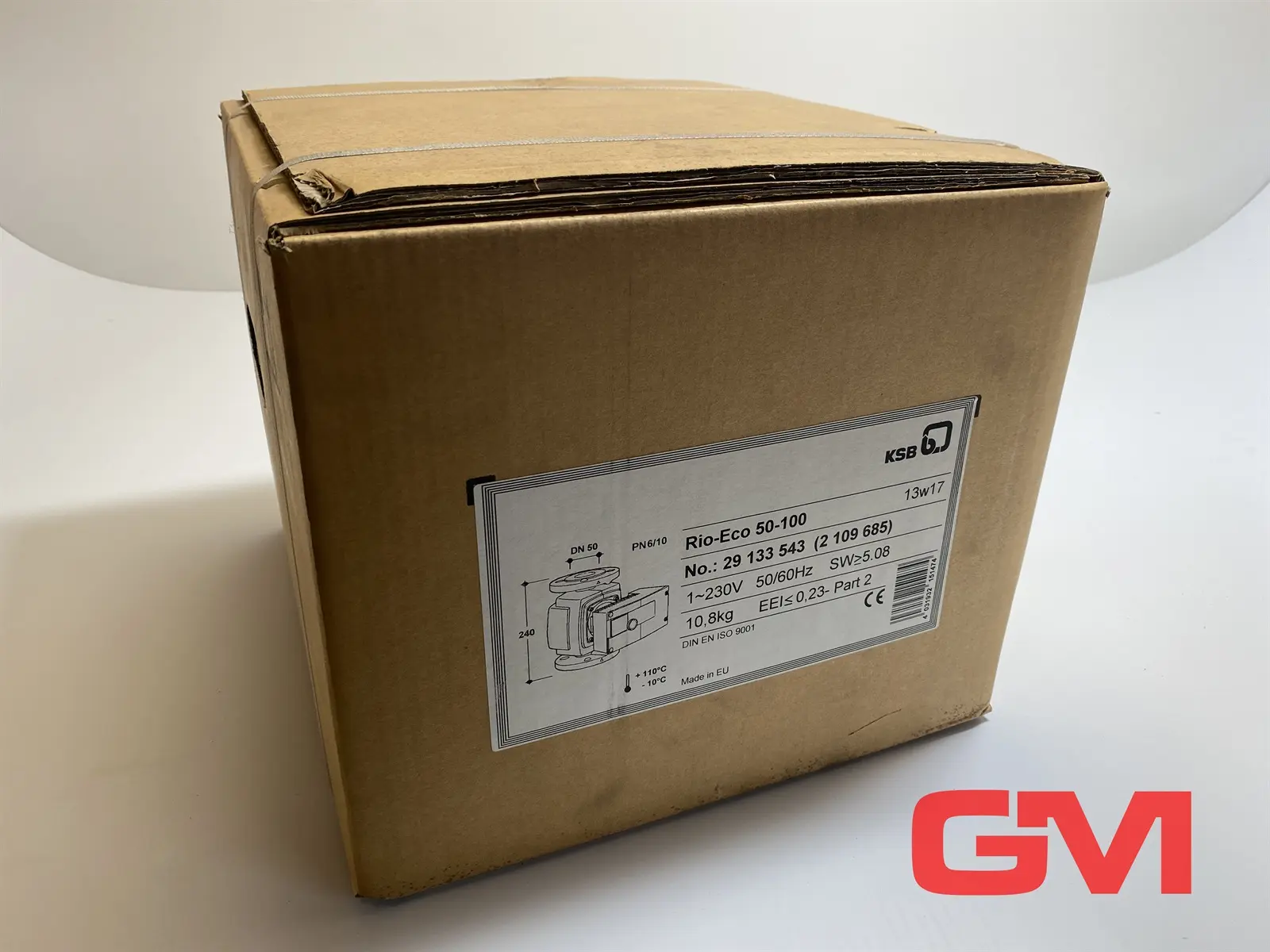 Produktfoto 1 von KSB Heizungsumwälzpumpe 29133543 pump 230V SW 5.08 Rio-Eco 50-100 2 109 685