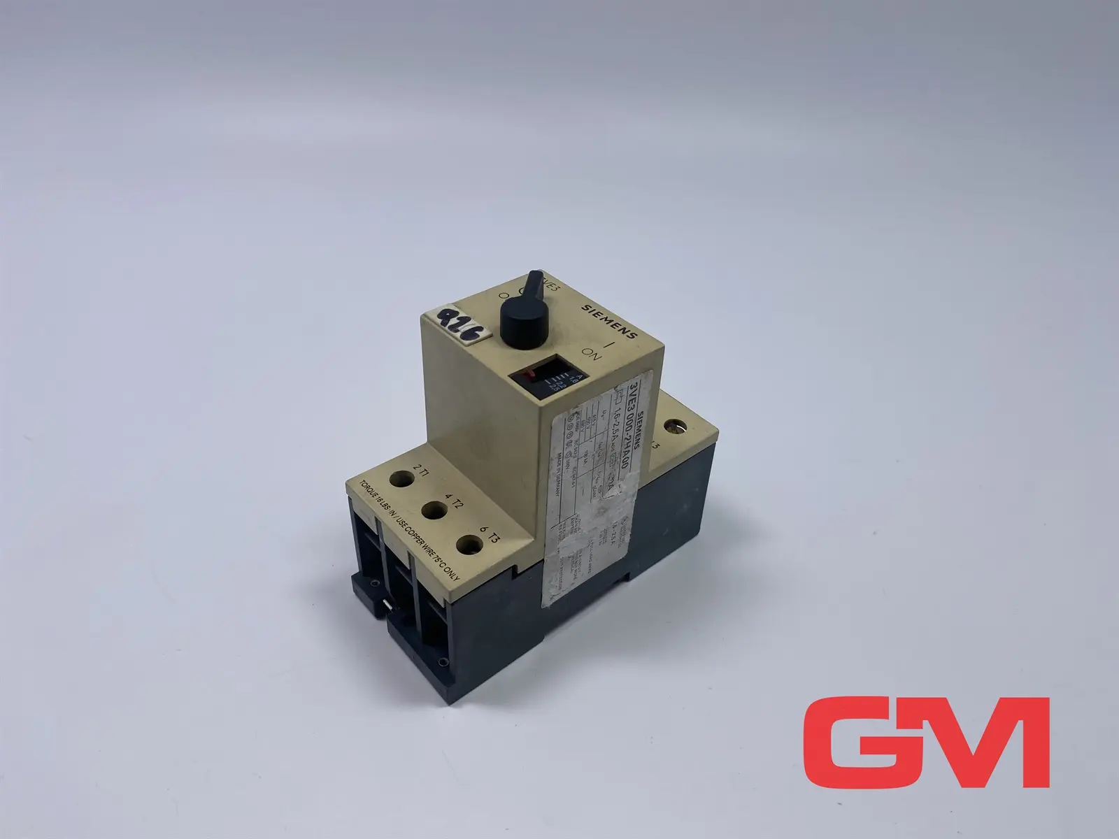 Produktfoto 1 von Siemens Leistungsschalter 3VE3000-2HA00 circuit breaker 1,6-2,5 A beschädigt