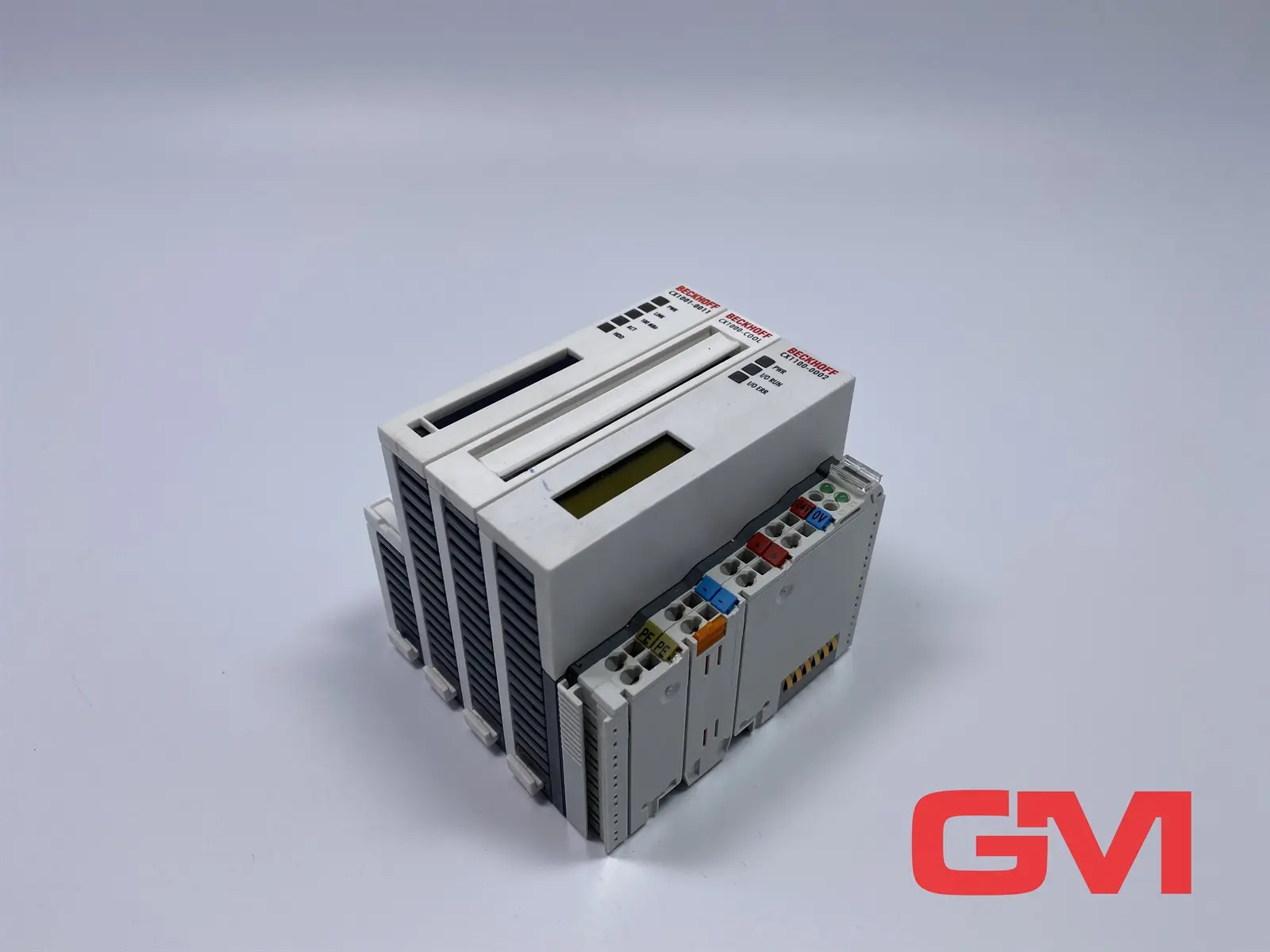 Produktfoto 1 von Beckhoff CPU Modul CX1001-0011 + CX1000-C00L + CX1100-0002 + CX1000-N000 HW 2.2