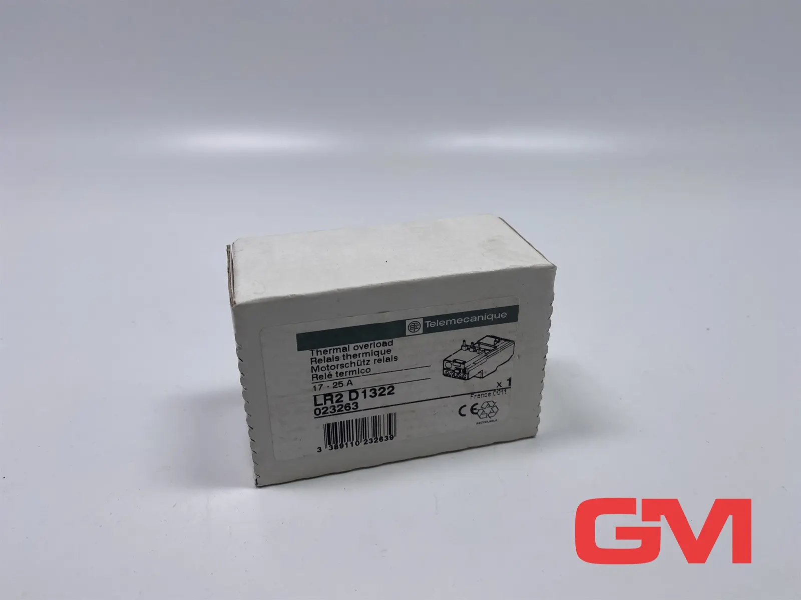 Produktfoto 1 von Telemecanique Motorschutzrelais 023263 thermal overload relay LR2 D1322 17-25A