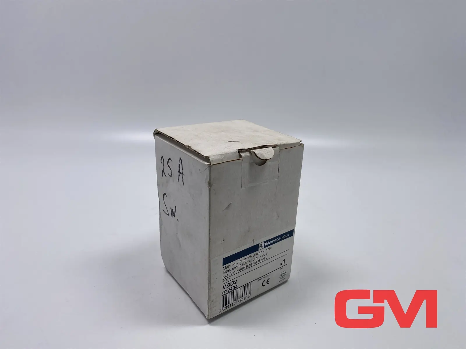 Produktfoto 1 von Telemecanique Not-Aus-Hauptschalter 072494 switch disconnector VBD2 12A