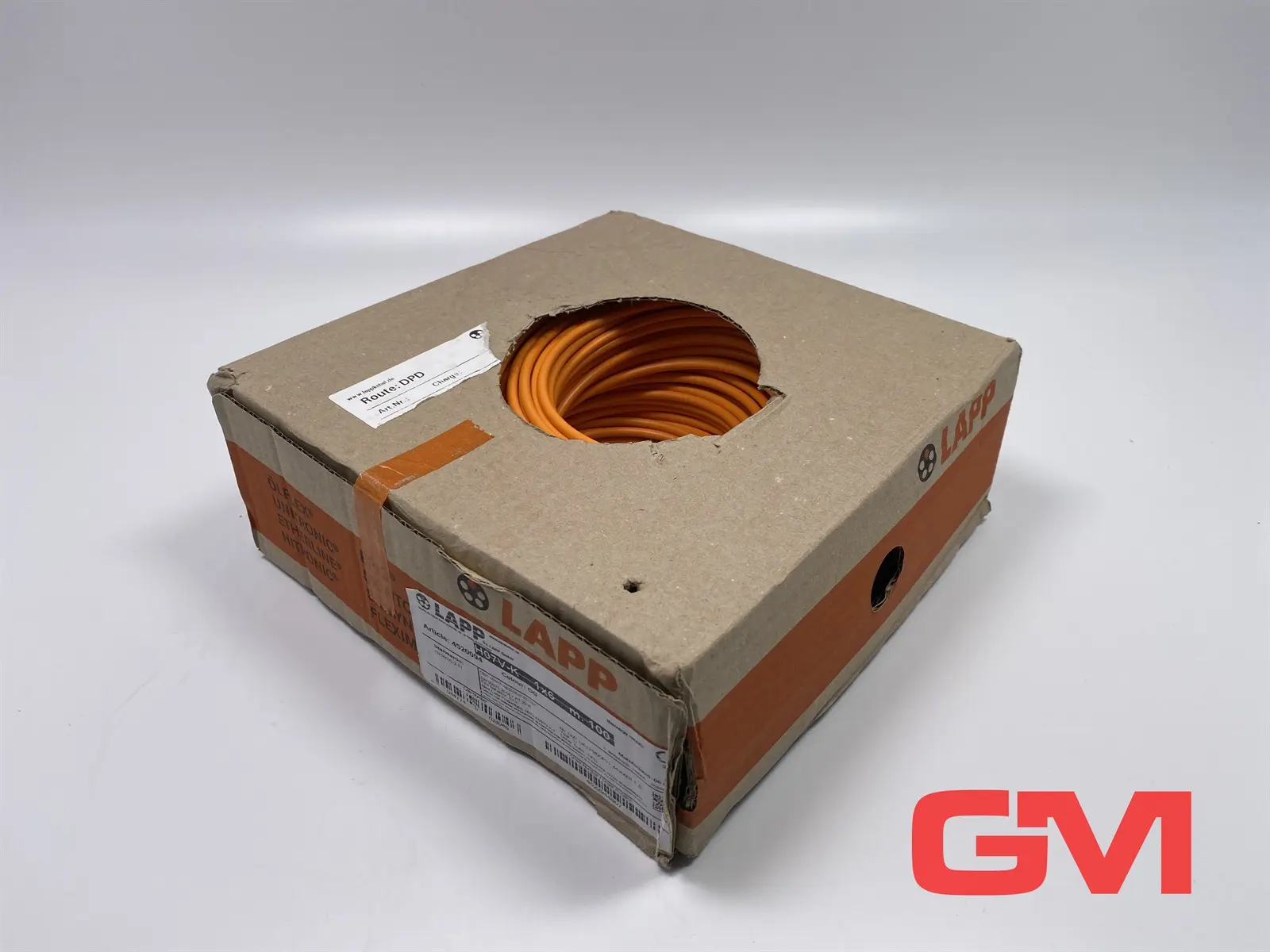 Produktfoto 1 von Lapp Kabel Aderleitung H07V-K 1x6 Orange single wire 4520094 Einzelader 100m