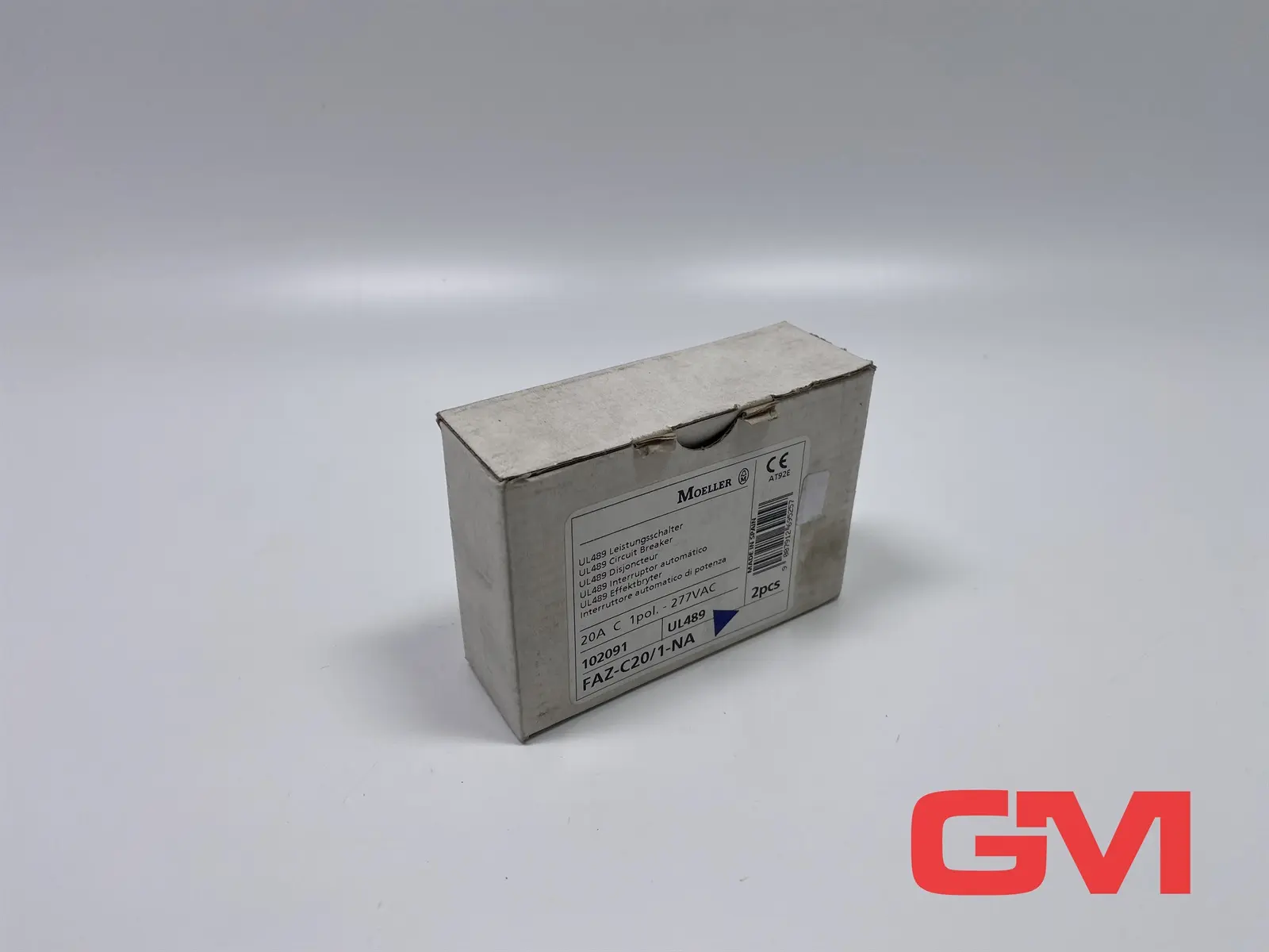 Produktfoto 1 von Moeller Leitungsschutzschalter FAZ-C20/1-NA circuit breaker MCB 20A C 1p 277VAC