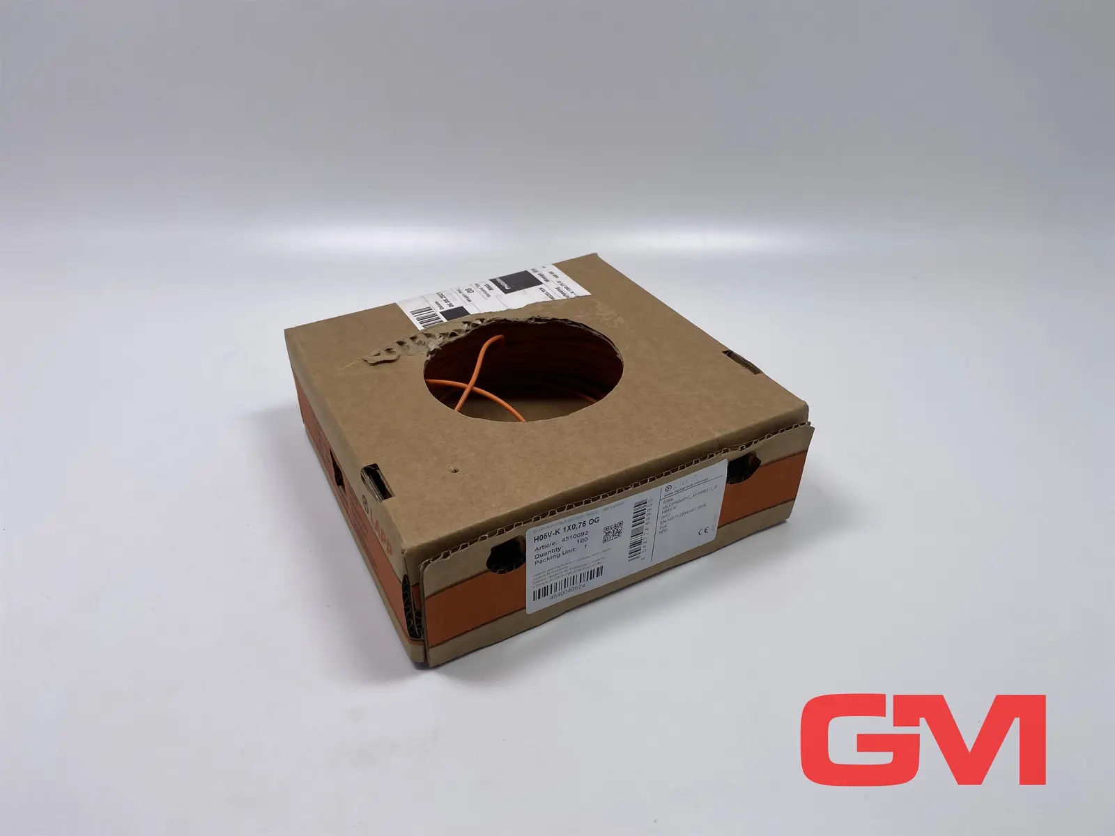 Produktfoto 1 von Lapp Einzeladerkabel 4510092 single core H05V-K 1x0,75 OG orange Länge unbekannt