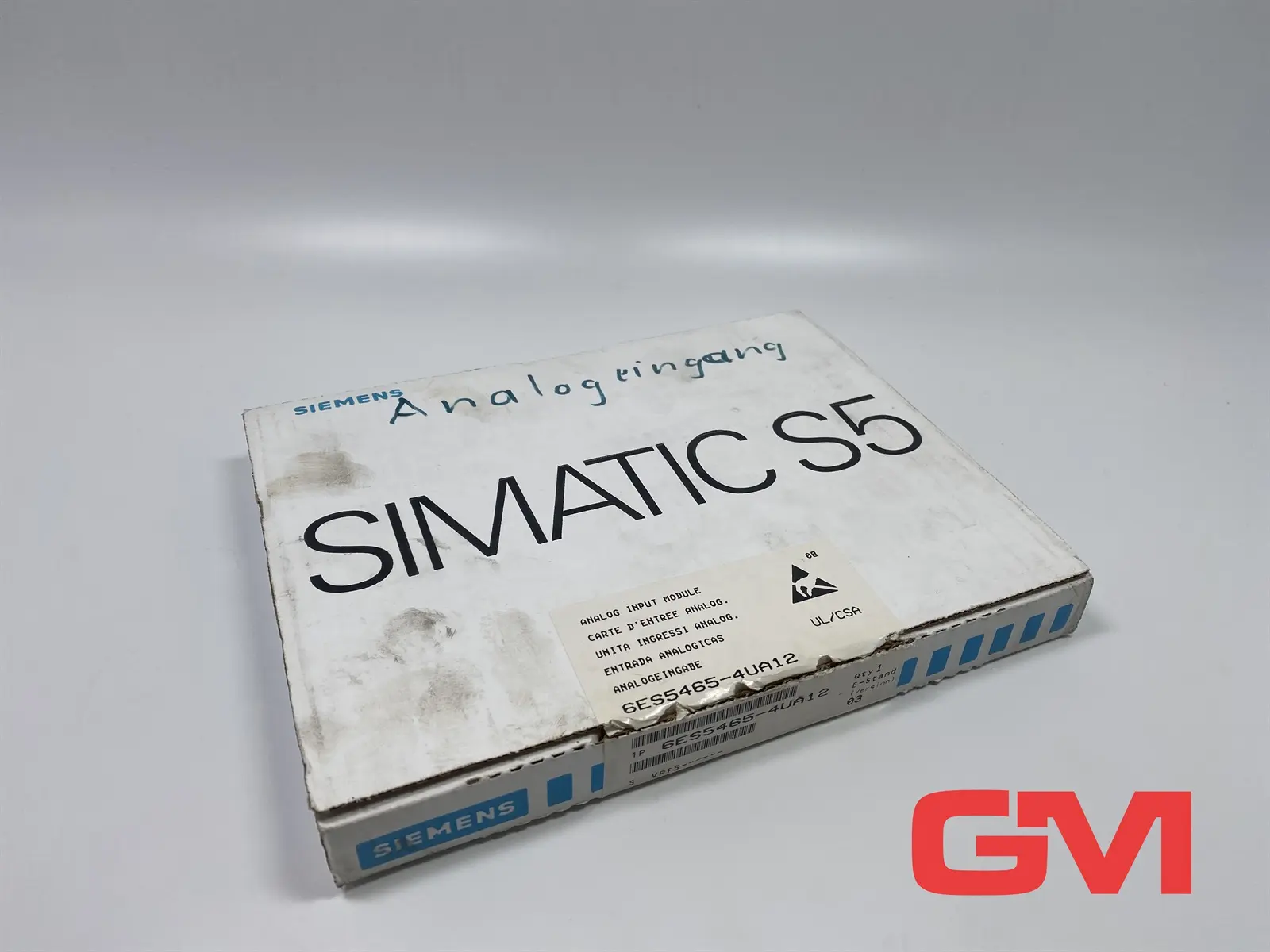 Produktfoto 1 von Siemens Analogeingabe 6ES5465-4UA12 analog input module 465 Simatic E-Stand 3