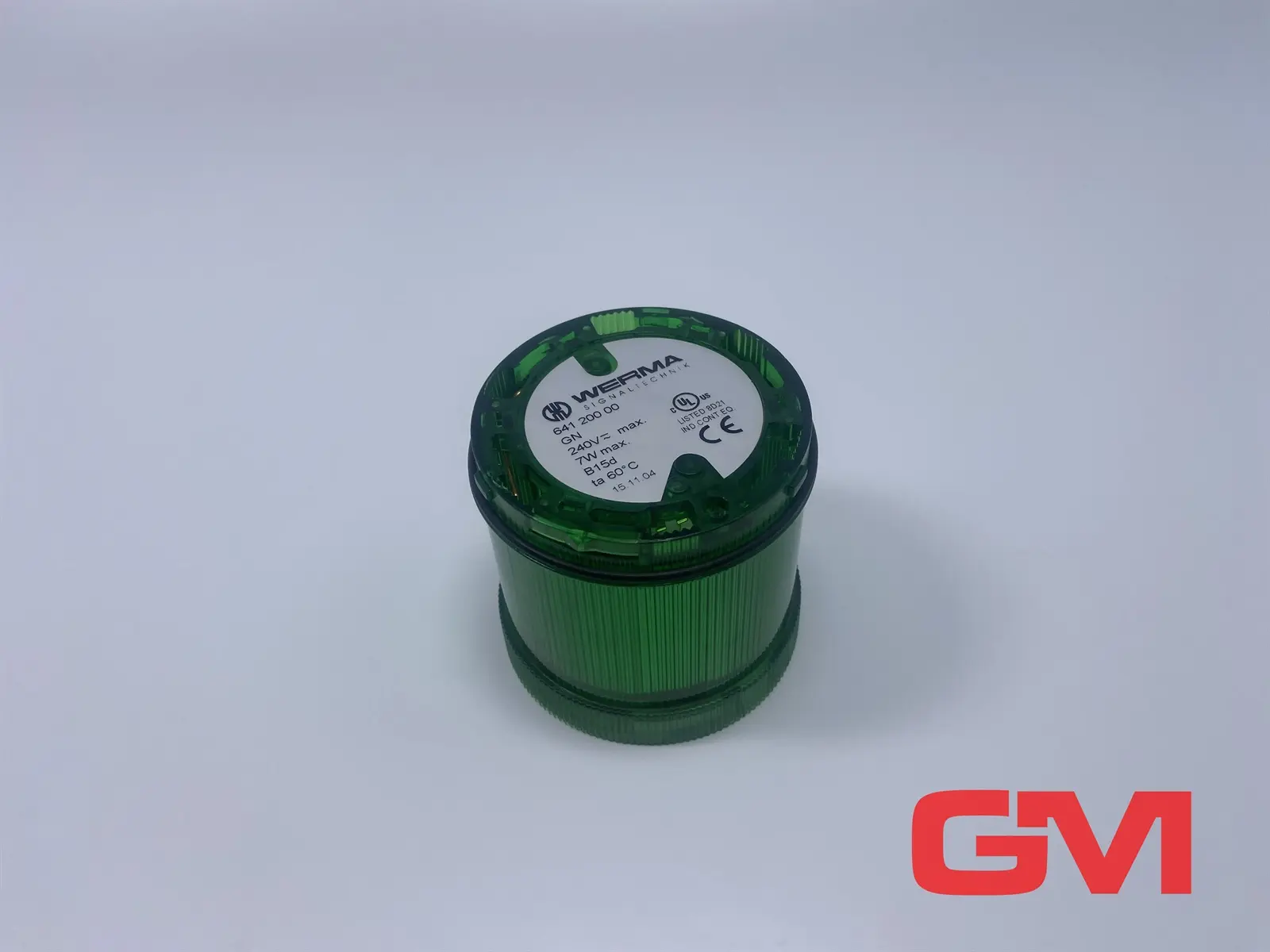 Produktfoto 1 von Werma Dauerlichtelement 64120000 permanent light element 641.200.00 green 240V