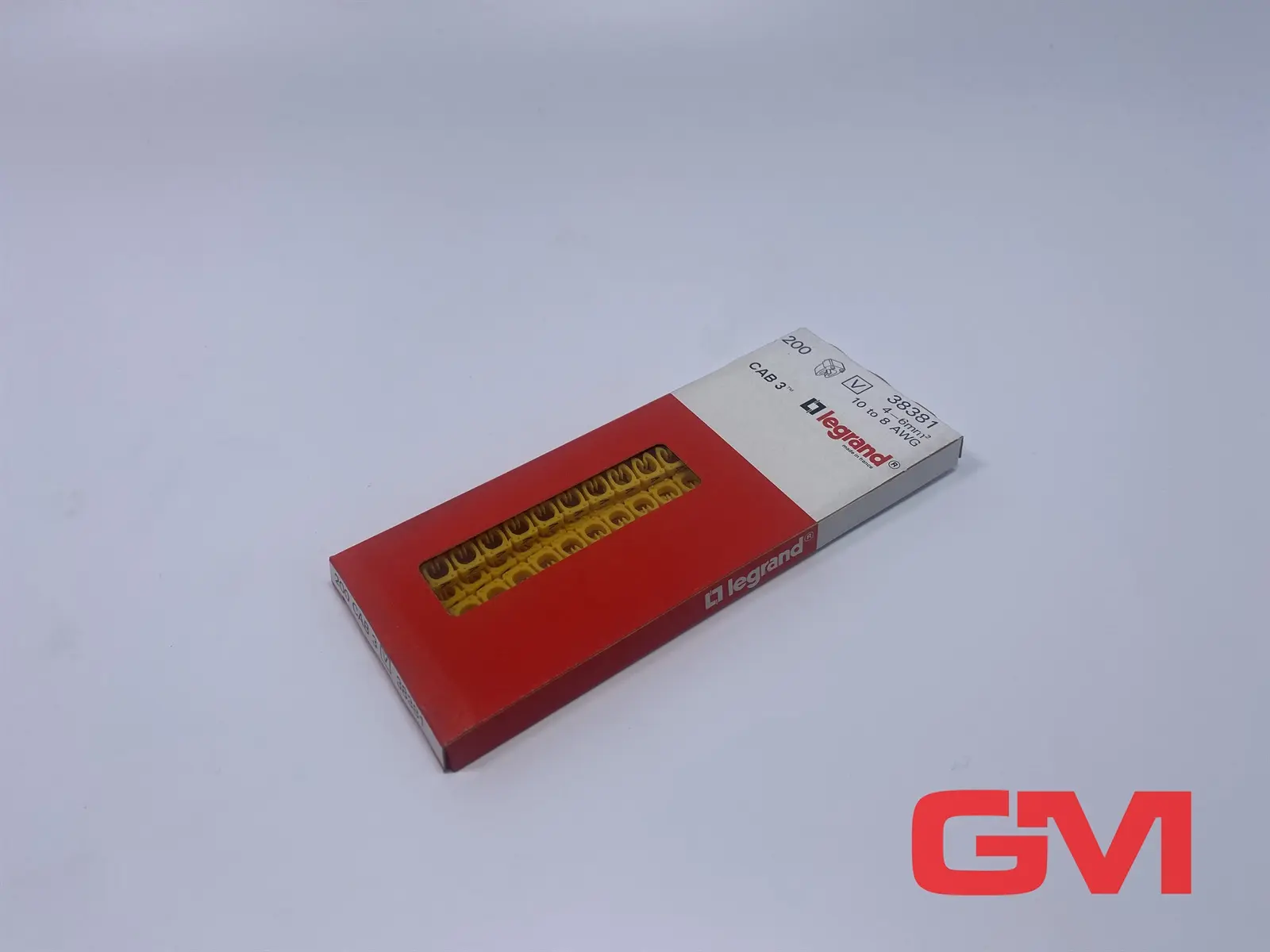 Produktfoto 1 von VE 200x Legrand Kabelkennzeichnungssystem Buchstabe V 38381 cable marker CAB 3