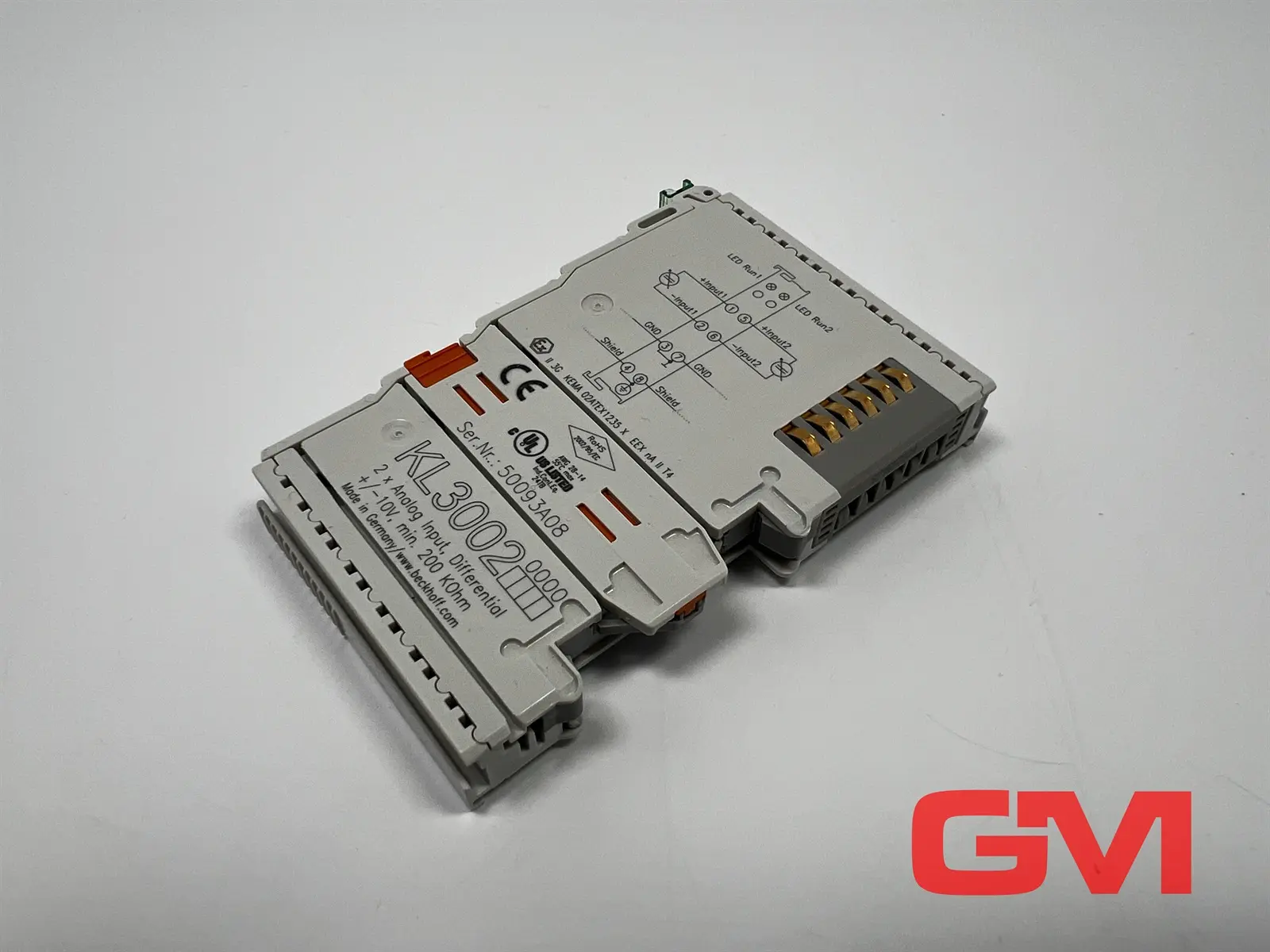 Produktfoto 1 von Beckhoff Analoge Eingangsklemme KL3002 analog input terminal 2-Kanal +/-10V