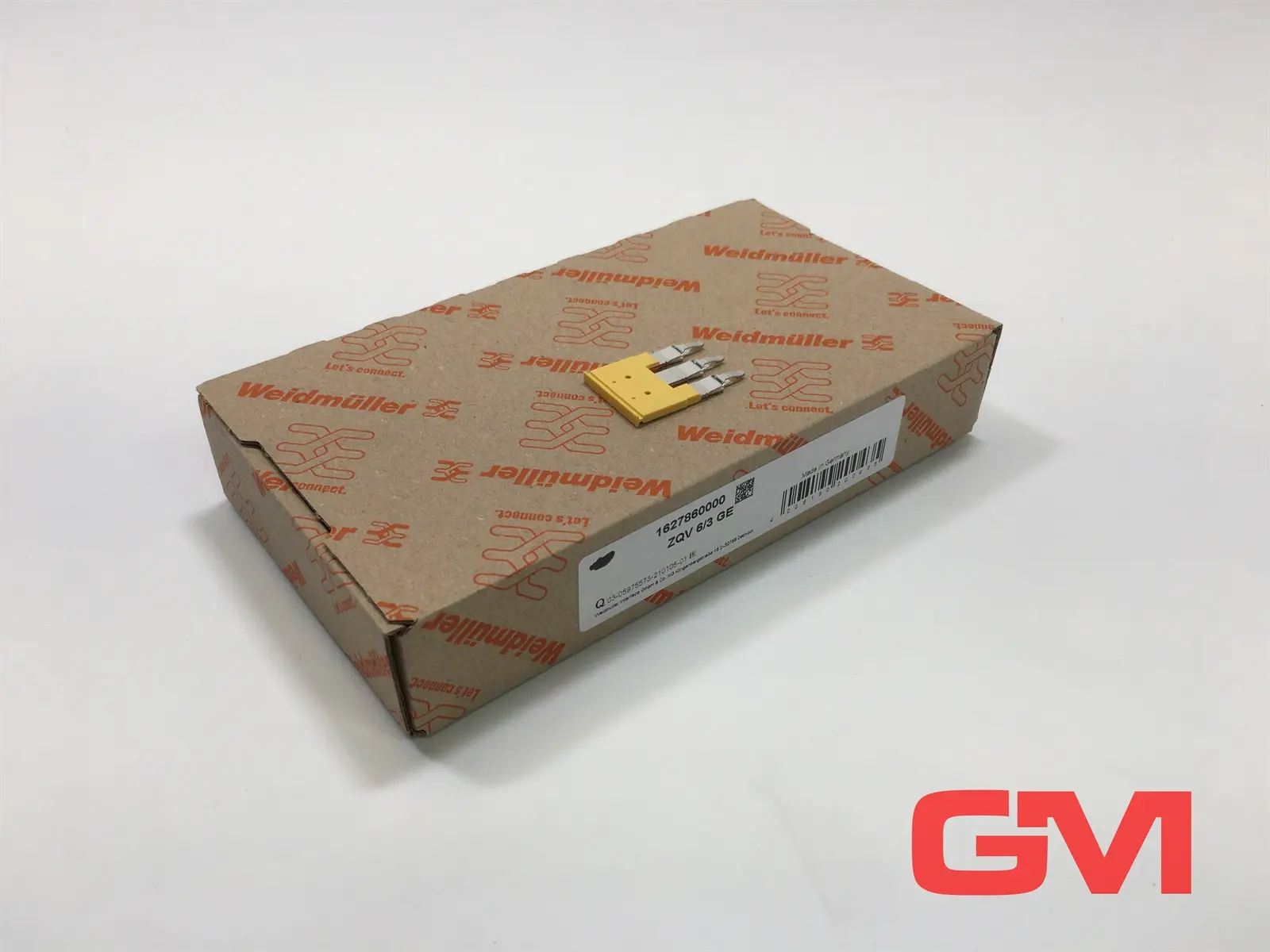 Produktfoto 1 von VE 56x Weidmüller Querverbinder ZQV 6/3 GE Cross-connector 1627860000 41A
