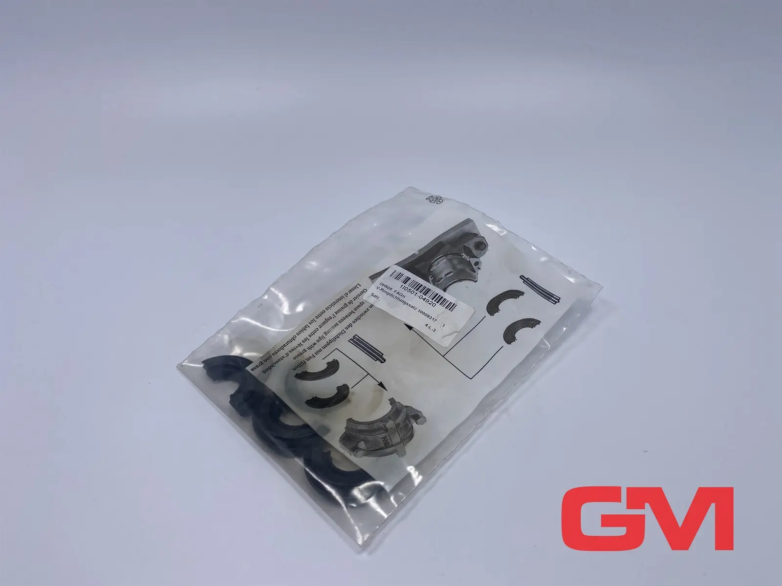 Produktfoto 1 von VPE 4x FAG Zweilippendichtung 038390078-0000 sel DH505 20-20,63 mm schwarz Set