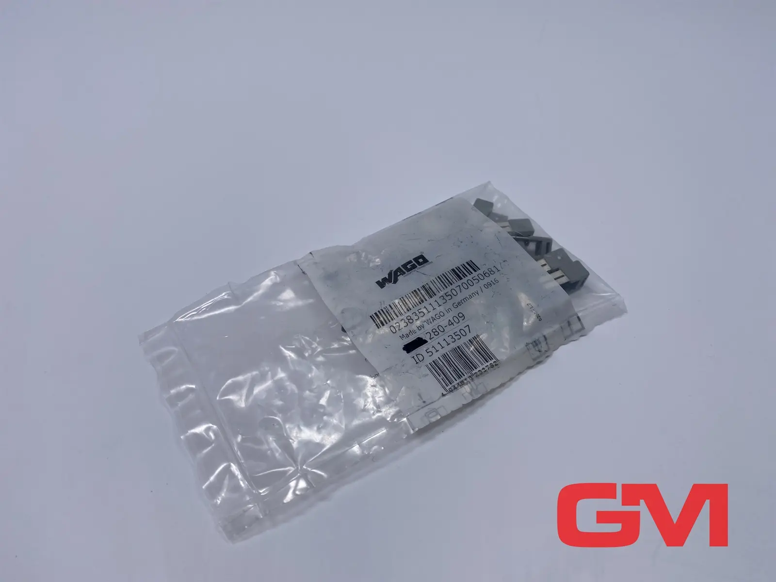 Produktfoto 1 von VPE 25x Wago Brücker 280-409 jumper insulated grey 24A isoliert grau Querbrücker