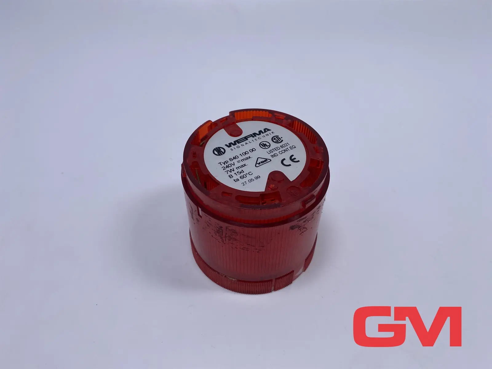 Produktfoto 1 von Werma Dauerlichtelement 840.100.00 light element 12-230VAC/DC RD rot 84010000