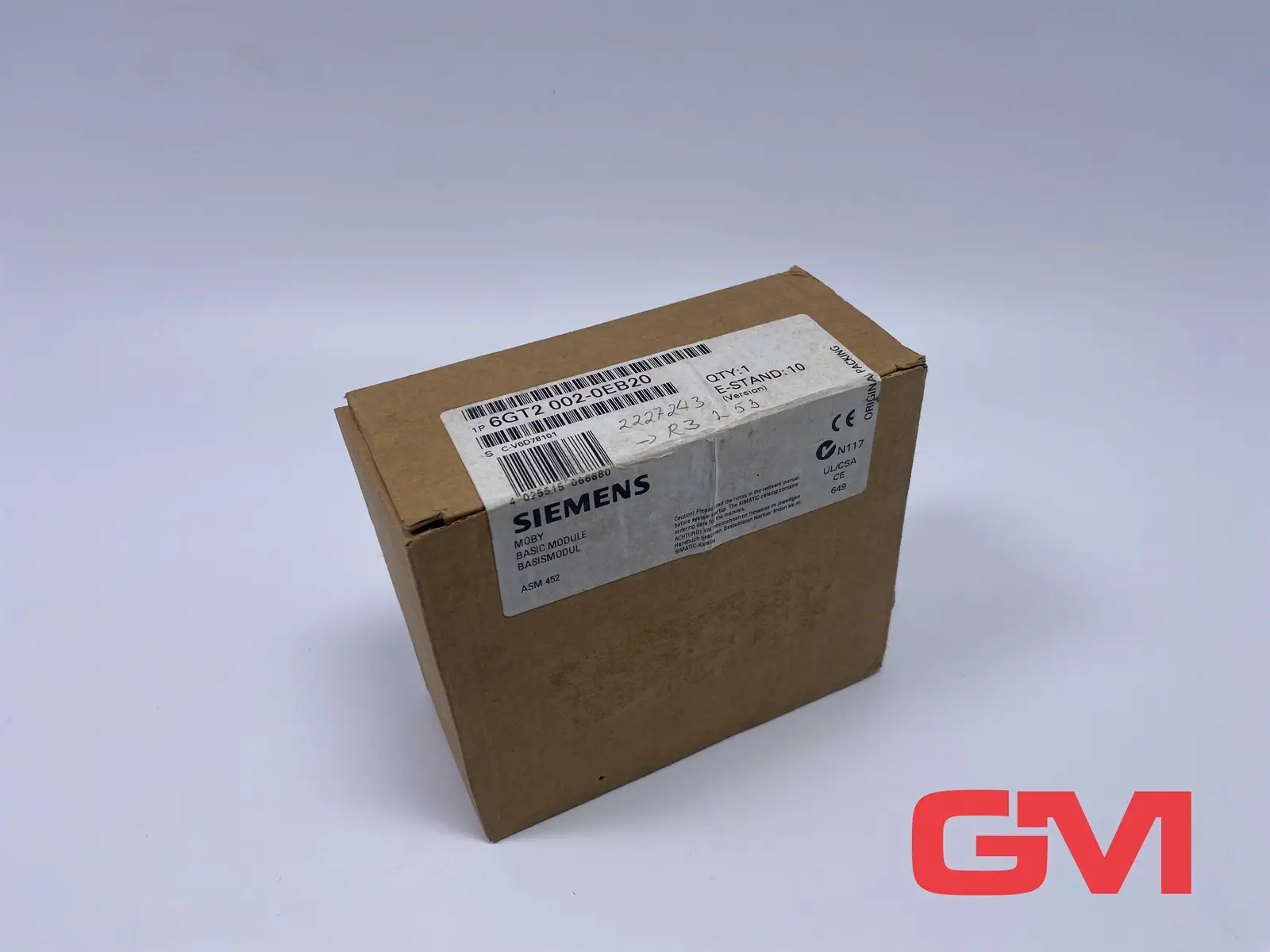 Produktfoto 1 von Siemens Basismodul 6GT2002-0EB20 basix module Moby Erweiterungsmodul E-Stand 10
