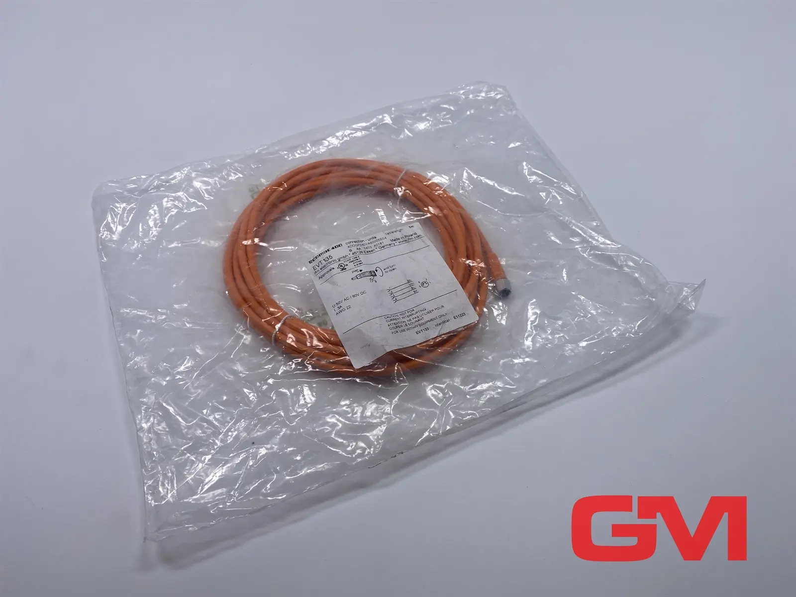 Produktfoto 1 von ifm Anschlusskabel mit Buchse EVT135 connecting cable ADOGF040VAS0005E04