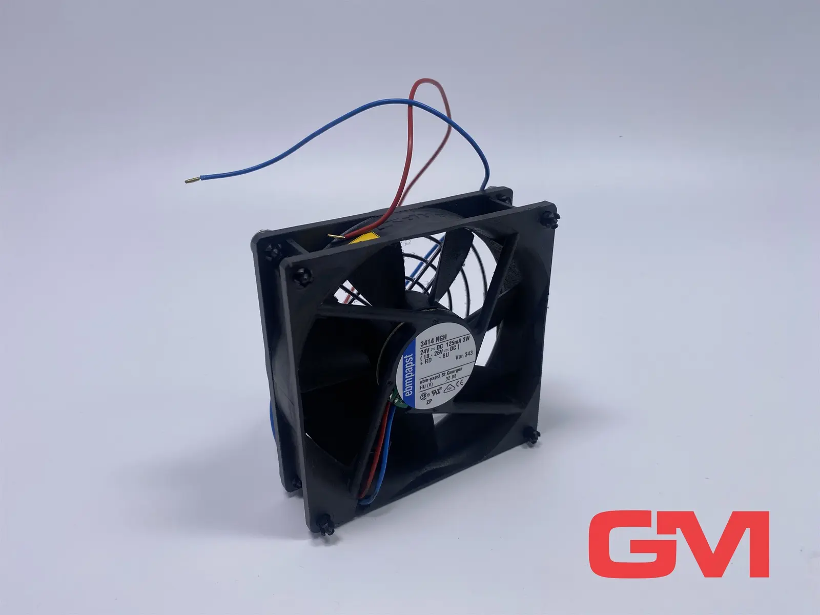 Produktfoto 1 von Ebmpapst DC-Axiallüfter 3414 NGH axial fan 24VDC 125mA 3W Var.343 Lüfter