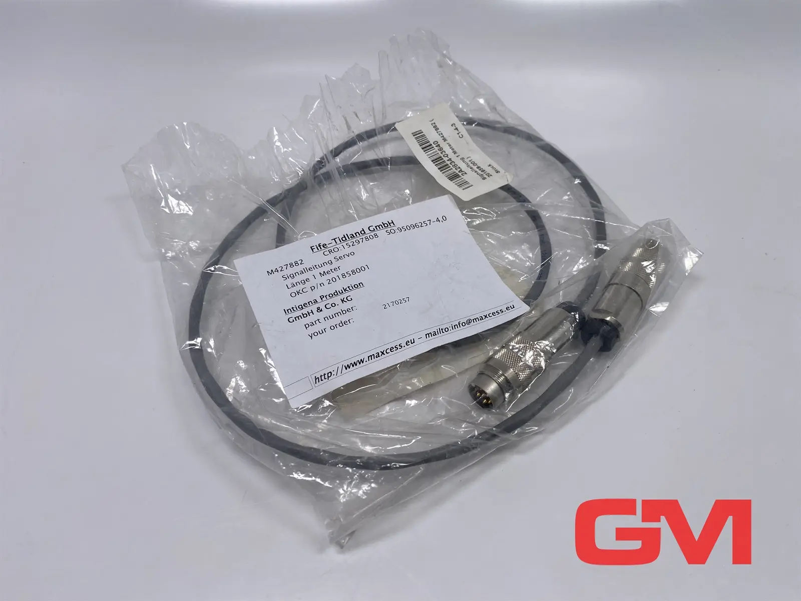 Produktfoto 1 von Fife-Tidland Signalleitung Servo M427882 signal cable 1m 201858001 201858-001