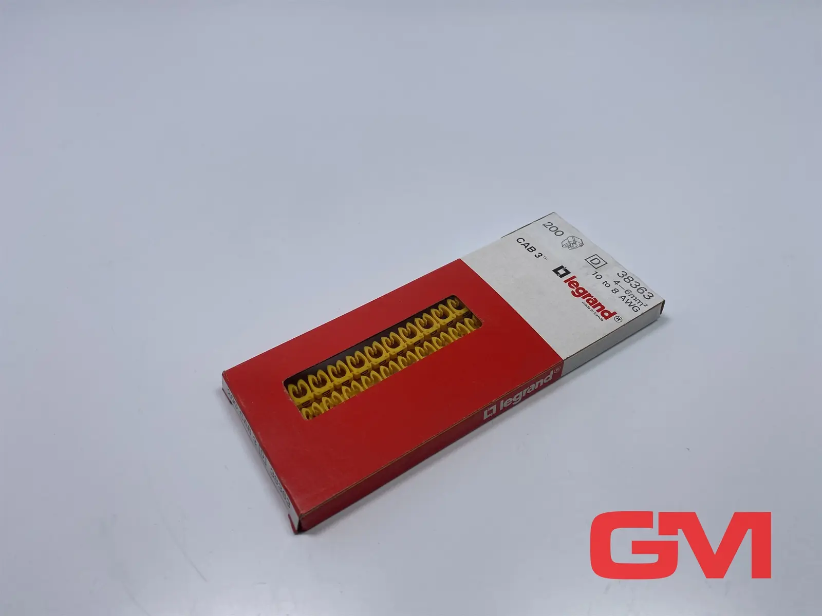 Produktfoto 1 von VE 200x Legrand Kabelkennzeichnung 38363 Buchstabe D cable marker 4-6qmm CAB 3
