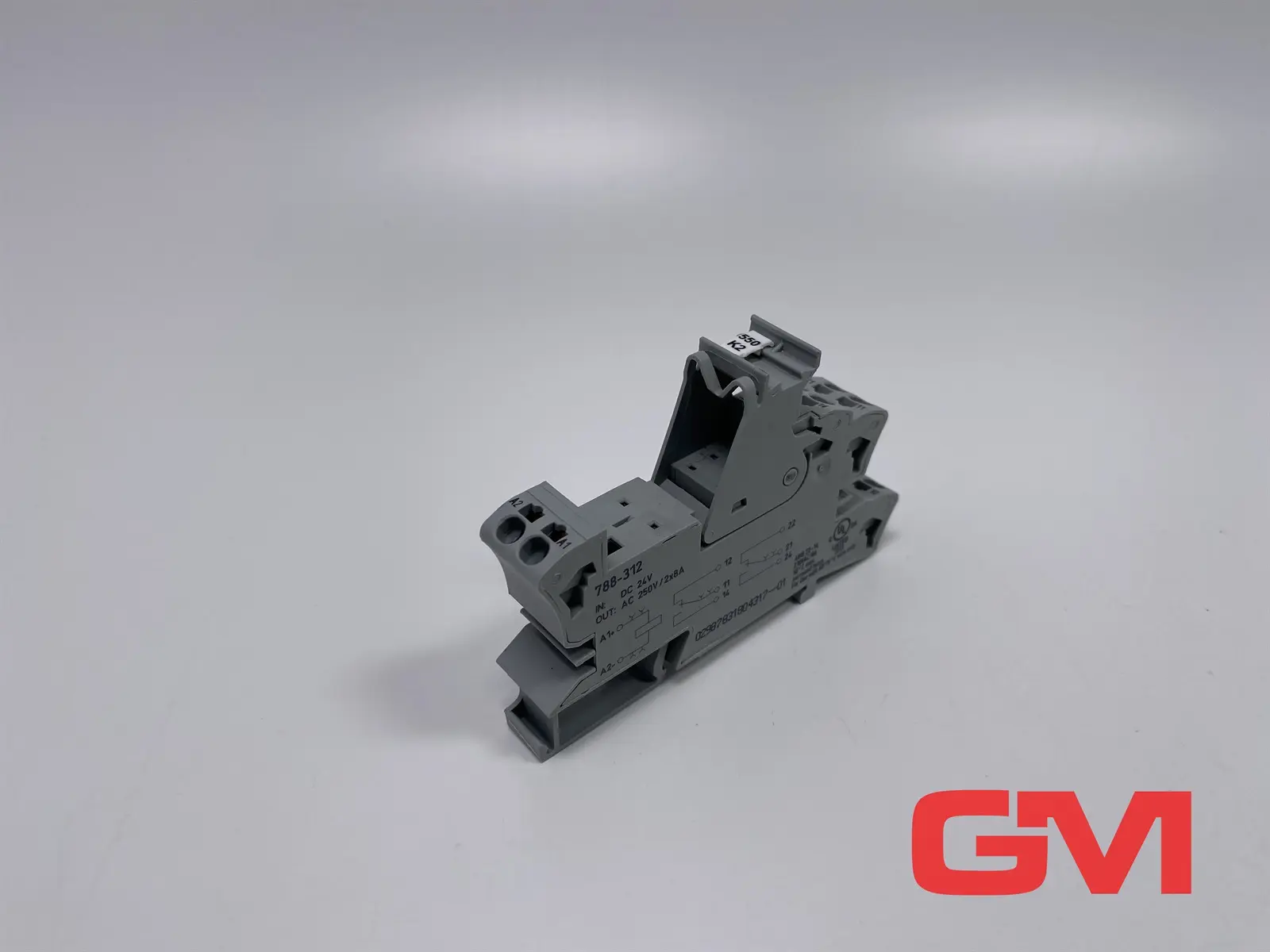 Produktfoto 1 von Wago Relaissockel 788-312 relay holder IN: DC24V OUT: AC 250V/2x8A Relaisfassung