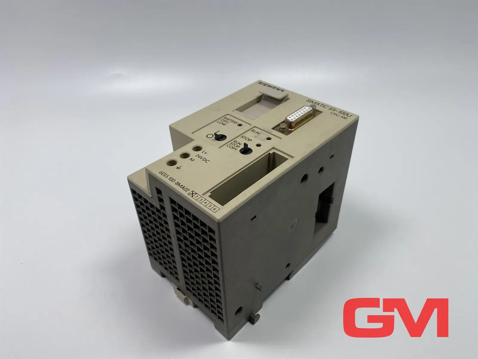 Produktfoto 1 von Siemens Zentralbaugruppe 6ES5100-8MA02 CPU 100 SIMATIC S5 DC 24V S5 E-Stand 01