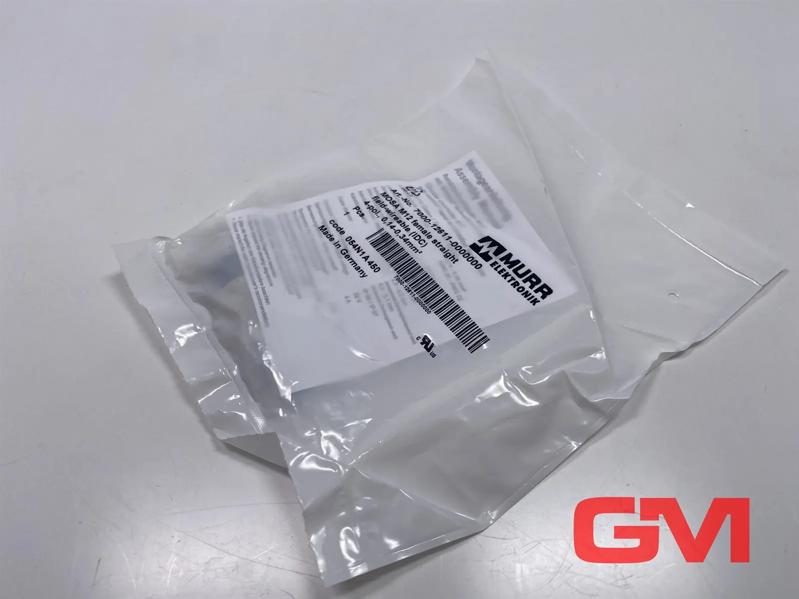 Produktfoto 1 von Murr Elektronik Buchse gerade 7000-12611-0000000 MOSA M12 female connector IDC