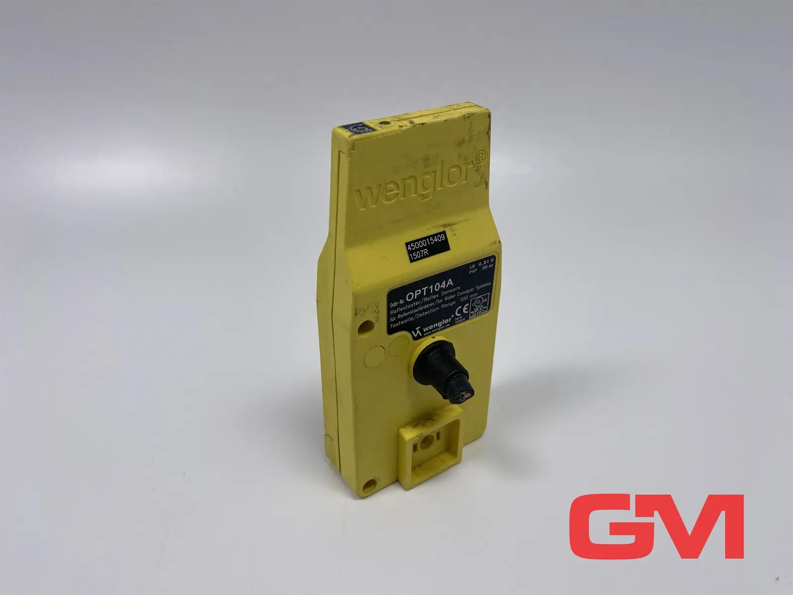Produktfoto 1 von Wenglor Reflextaster OPT104A reflex sensor 18-30VDC PNP 200mA ohne Kabel