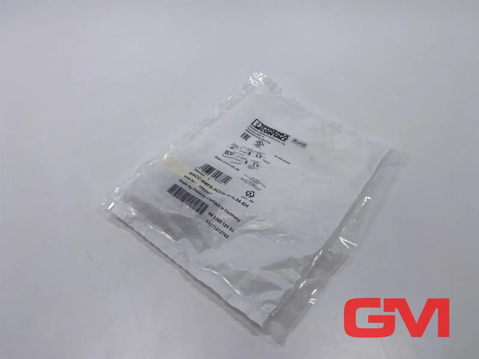 Produktfoto 1 von Phoenix Contact Steckverbinder SACC-M 8FS-3CON-M-0,34-SH connector 1542907