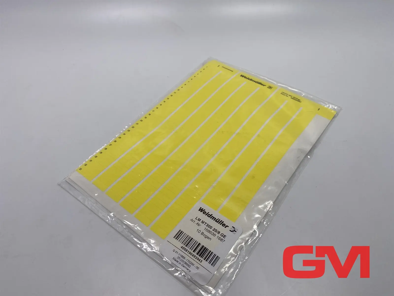 Produktfoto 1 von VE 10x Weidmüller LaserMark Gerätemarkierer LM MT300 20/8 GE markers 1686381687