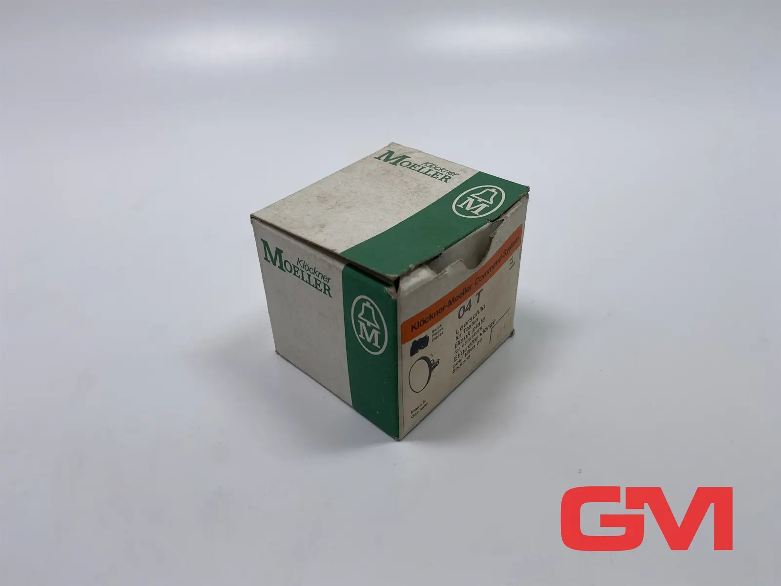 Produktfoto 1 von VE 16x Klöckner Moeller Leerschil für Tasten 04T blank plate Command-System rot