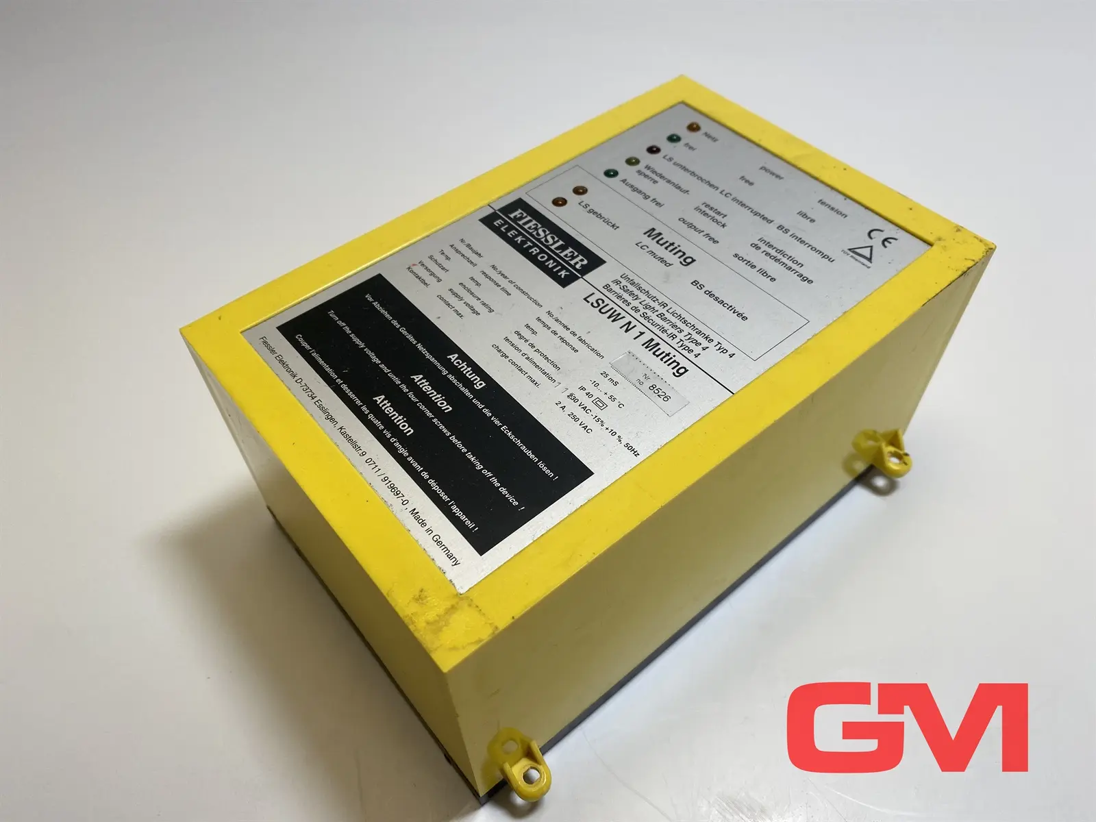 Produktfoto 1 von Fiessler Schaltgerät LSUW N1 Muting 8526 switchingbox für Lichtschranke Typ 4