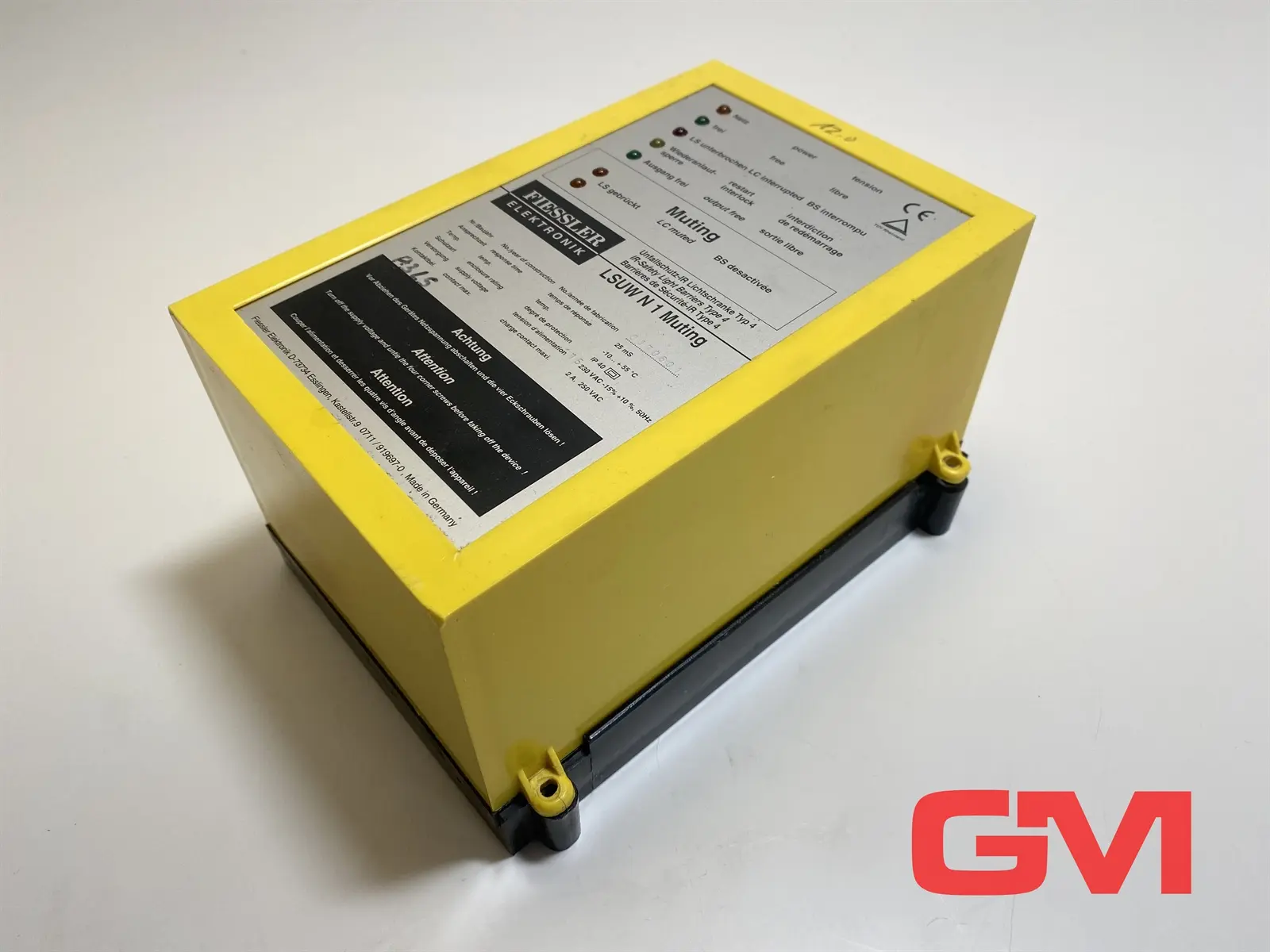 Produktfoto 1 von Fiessler Schaltgerät LSUW N1 Muting switchingbox 230VAC für Lichtschranke Typ 4