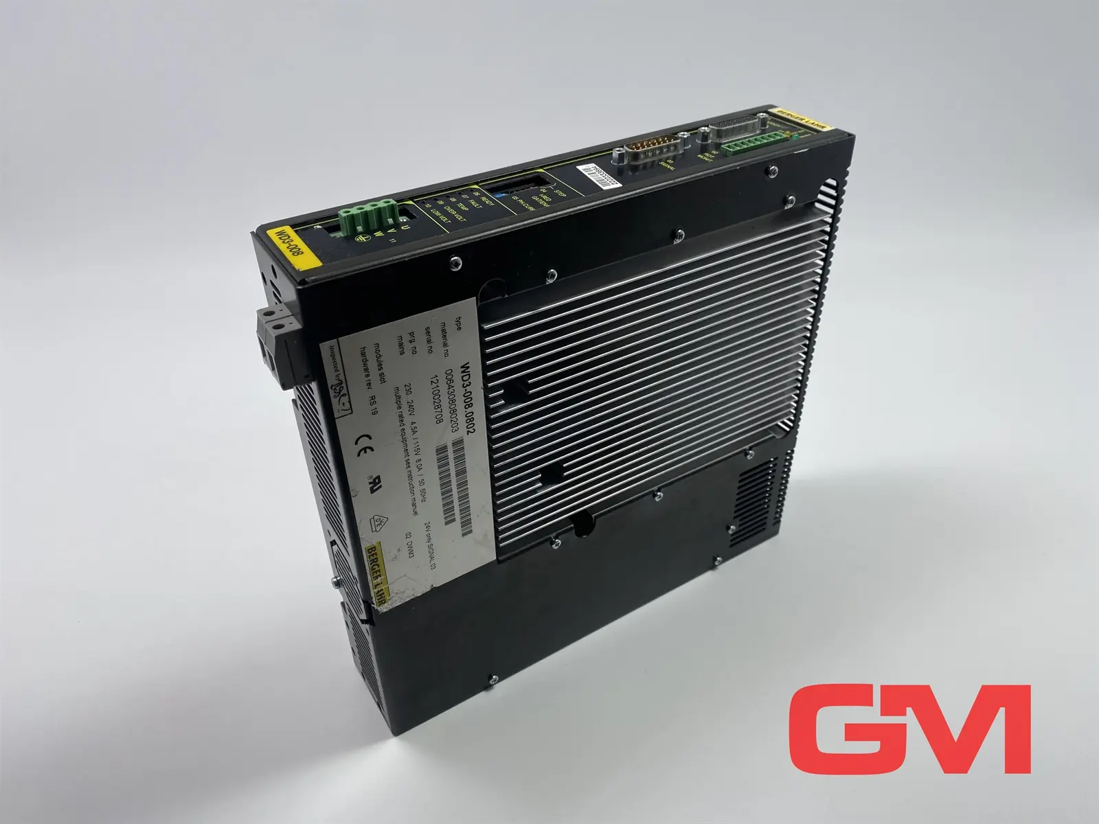 Produktfoto 1 von Berger Lahr Servoregler WD3-008.0802 servo drive 0064308080203 WD3-008 RS 19