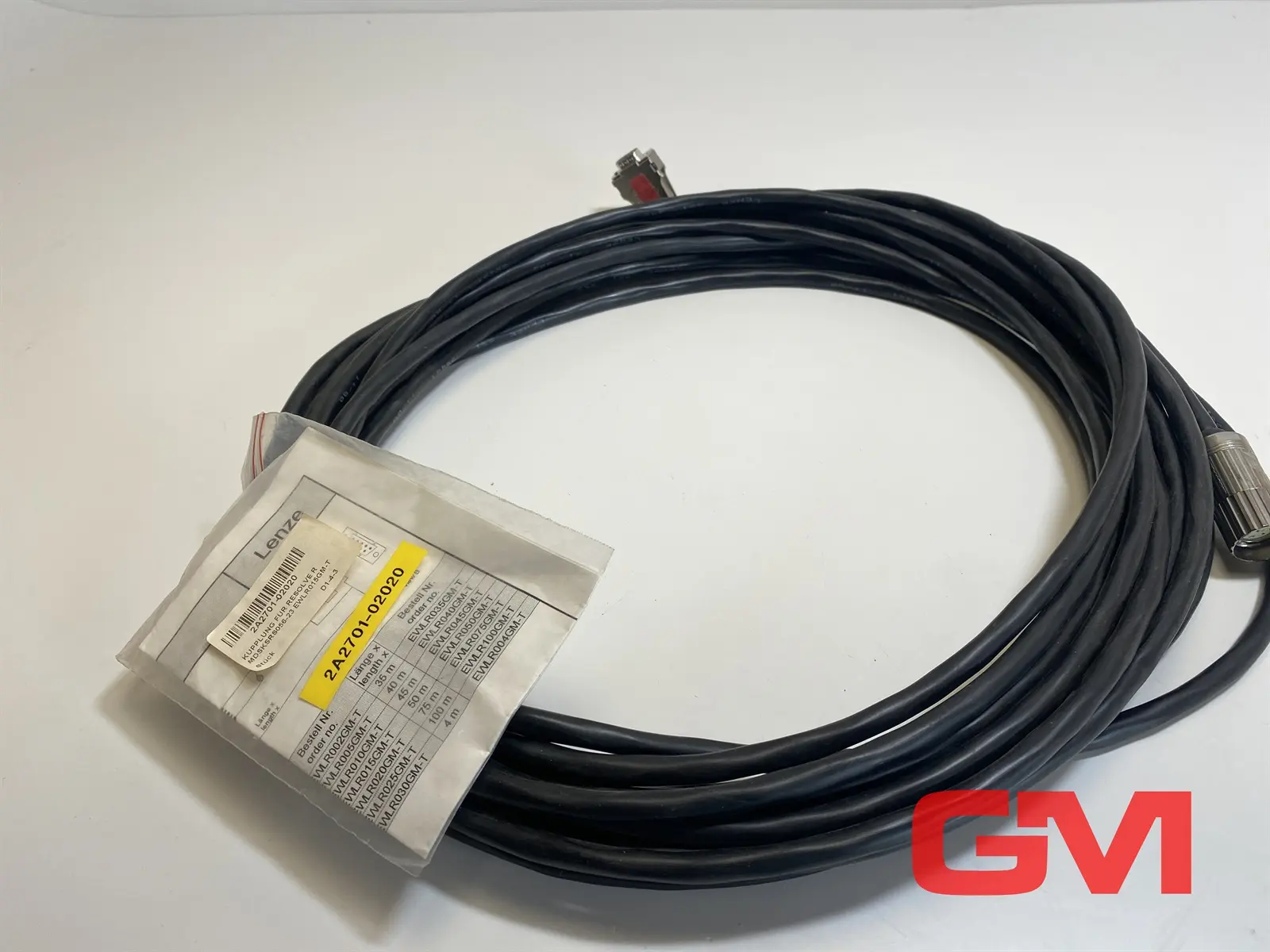 Produktfoto 1 von Lenze Resolverleitung EWLR015GM-T resolver cable 331352 Kupplug MDSKSRS056-23